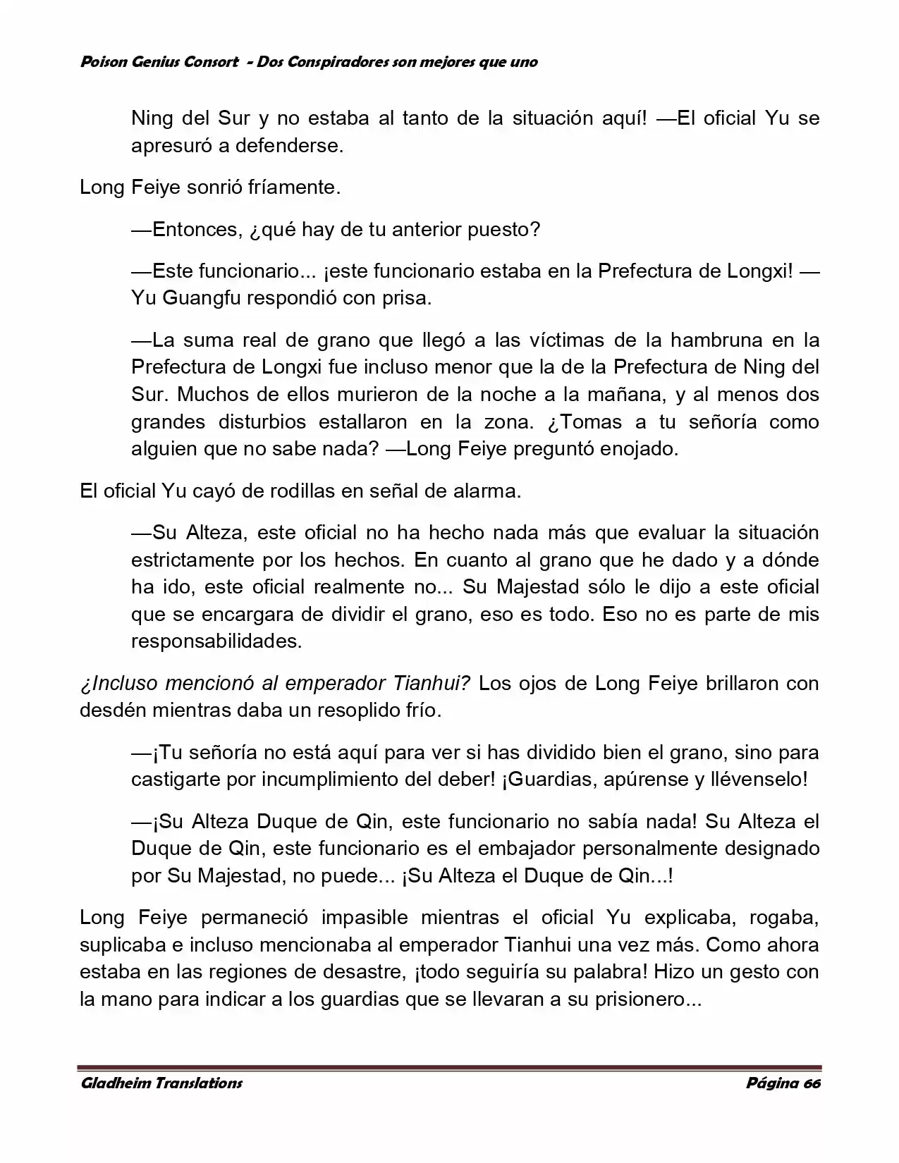 Poison Genious Consort (Novela) - Capítulo 351 - Página 63 - LectorTMOo