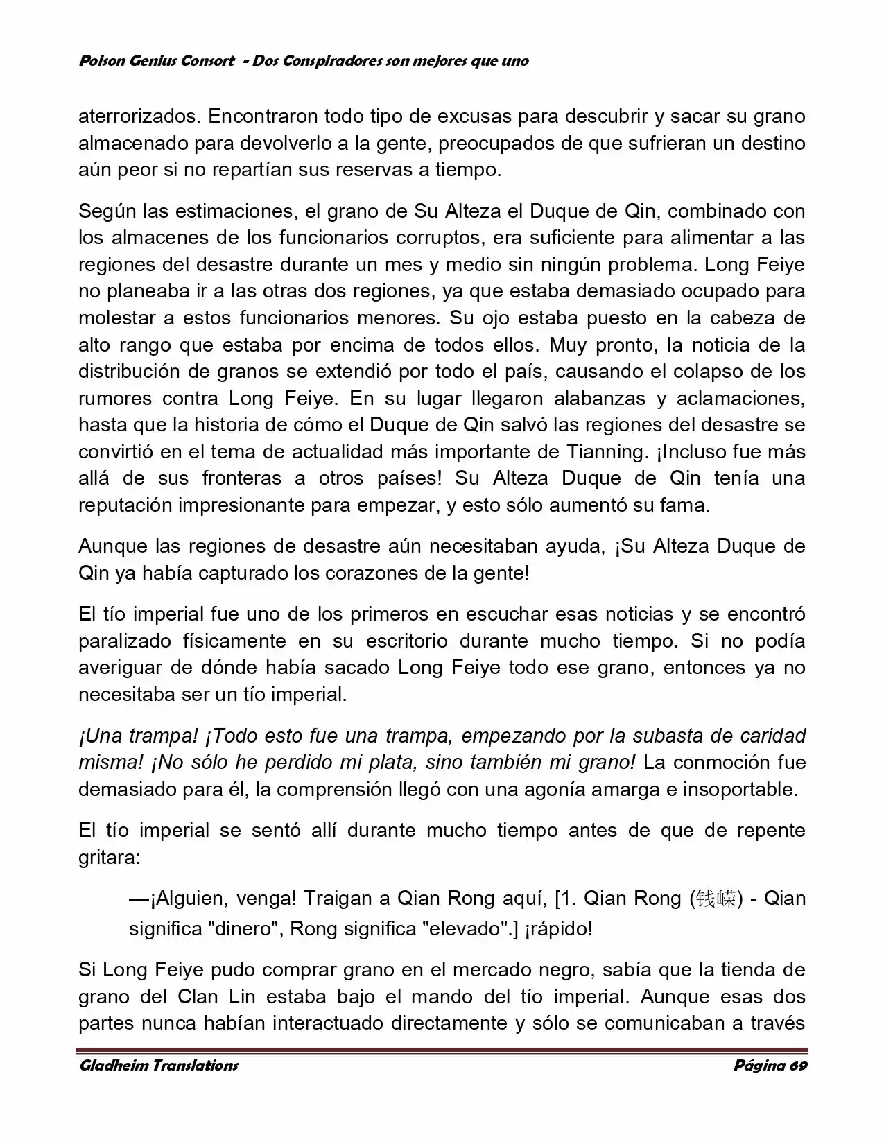 Poison Genious Consort (Novela) - Capítulo 351 - Página 66 - LectorTMOo