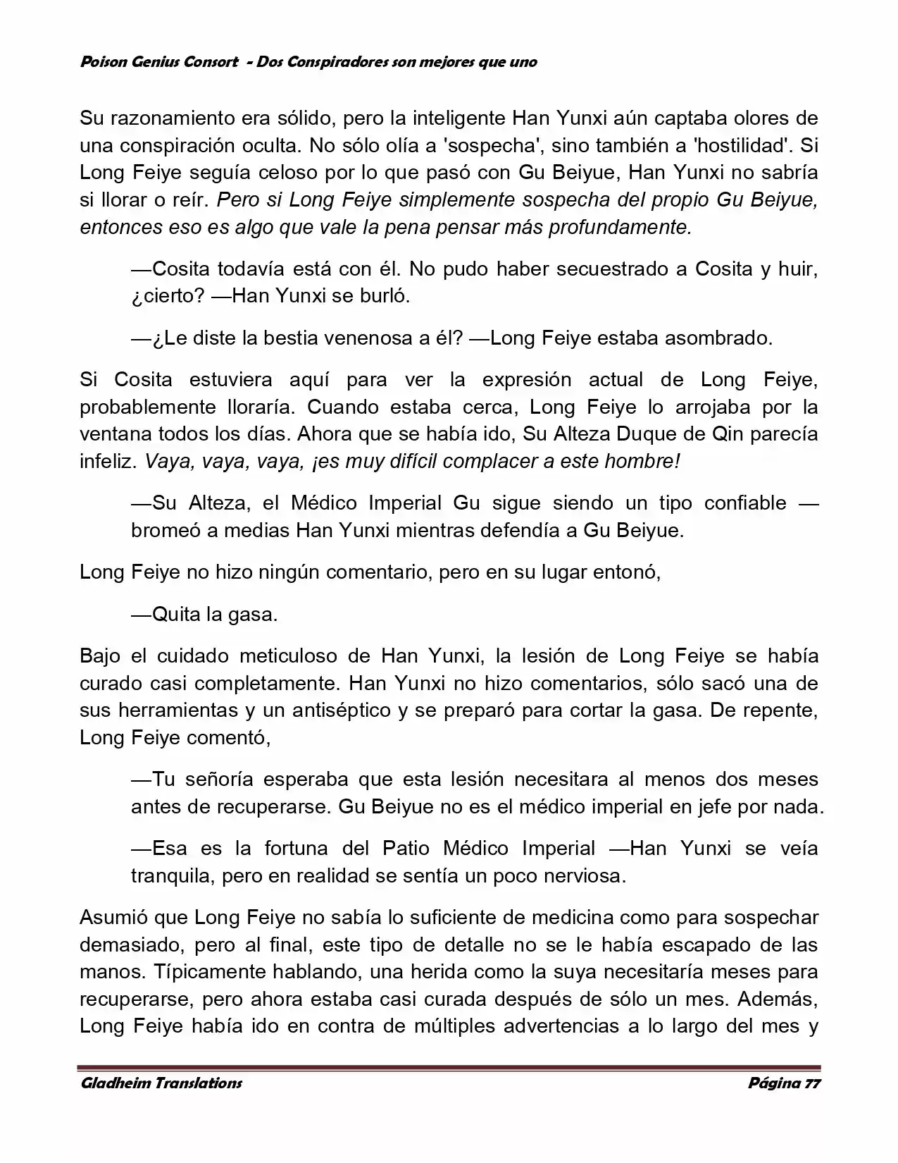 Poison Genious Consort (Novela) - Capítulo 351 - Página 73 - LectorTMOo