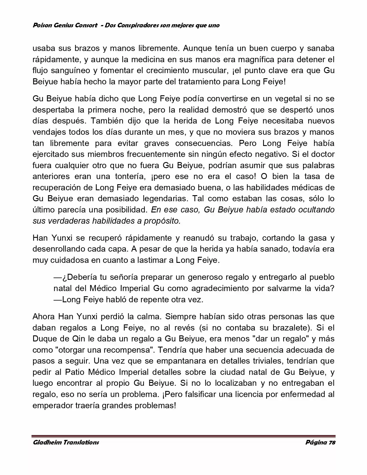 Poison Genious Consort (Novela) - Capítulo 351 - Página 74 - LectorTMOo