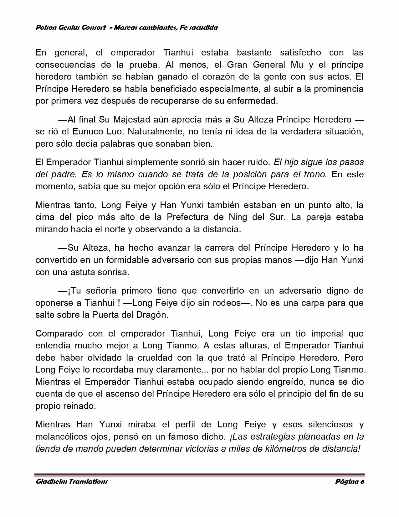 Poison Genious Consort (Novela) - Capítulo 352 - Página 6 - LectorTMOo