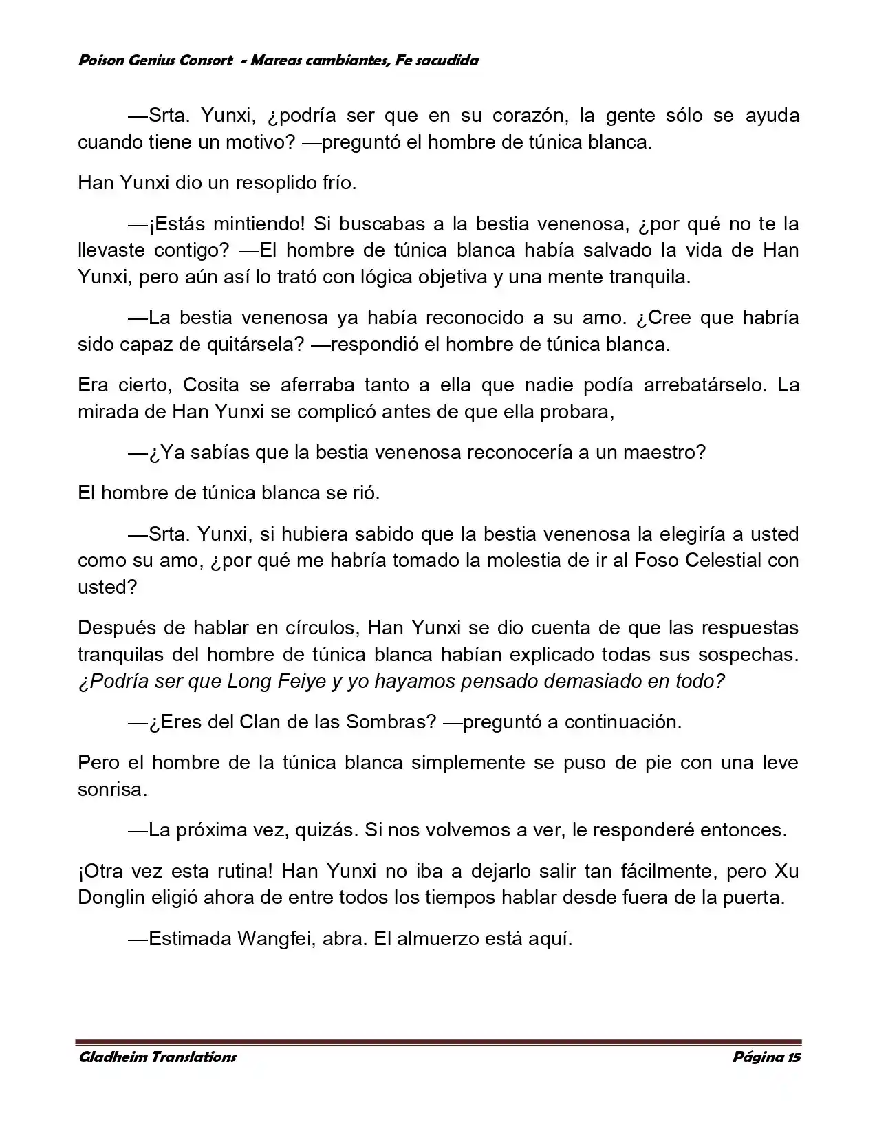 Poison Genious Consort (Novela) - Capítulo 352 - Página 15 - LectorTMOo