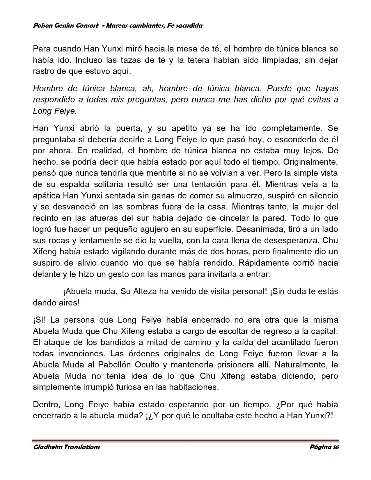 Poison Genious Consort (Novela) - Capítulo 352 - Página 16 - LectorTMOo