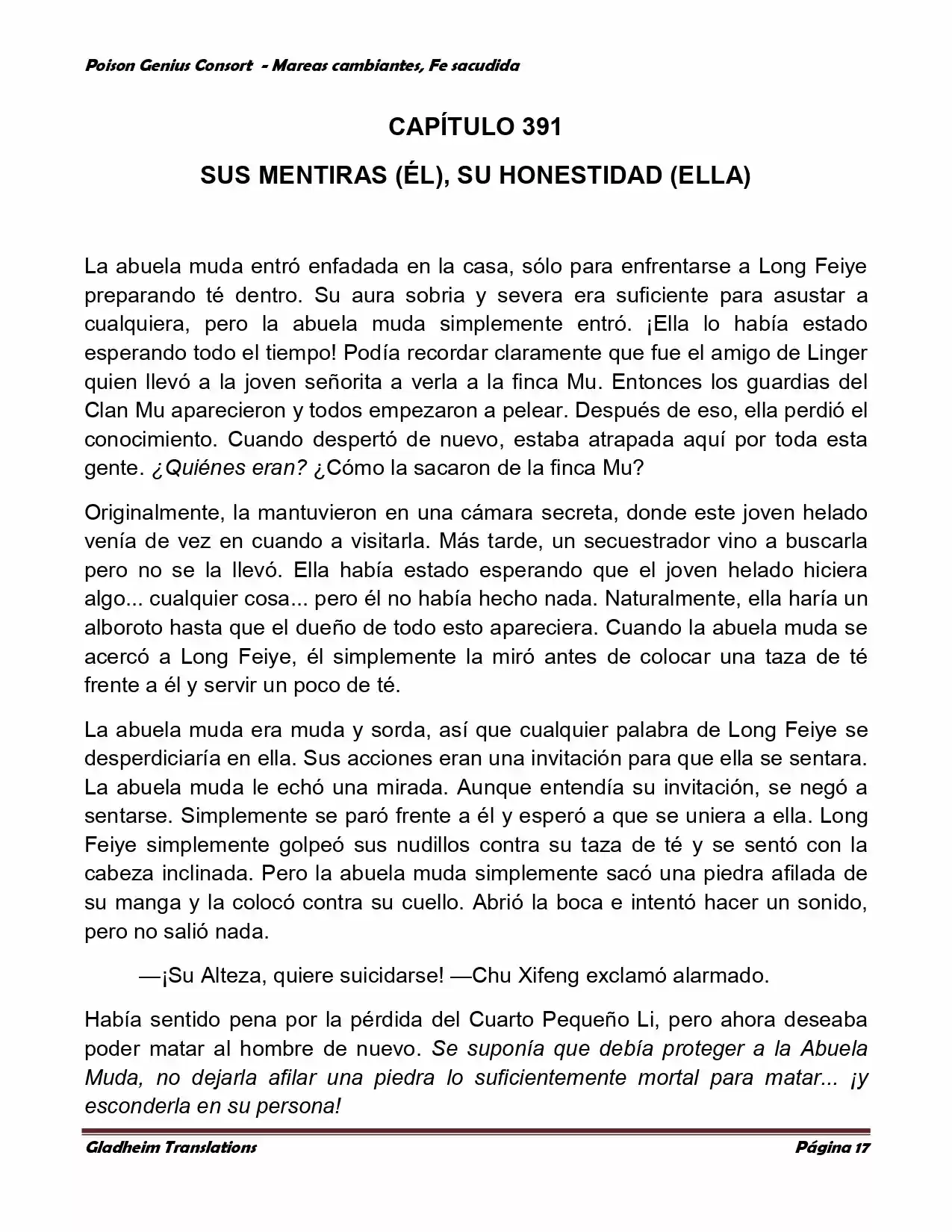 Poison Genious Consort (Novela) - Capítulo 352 - Página 17 - LectorTMOo