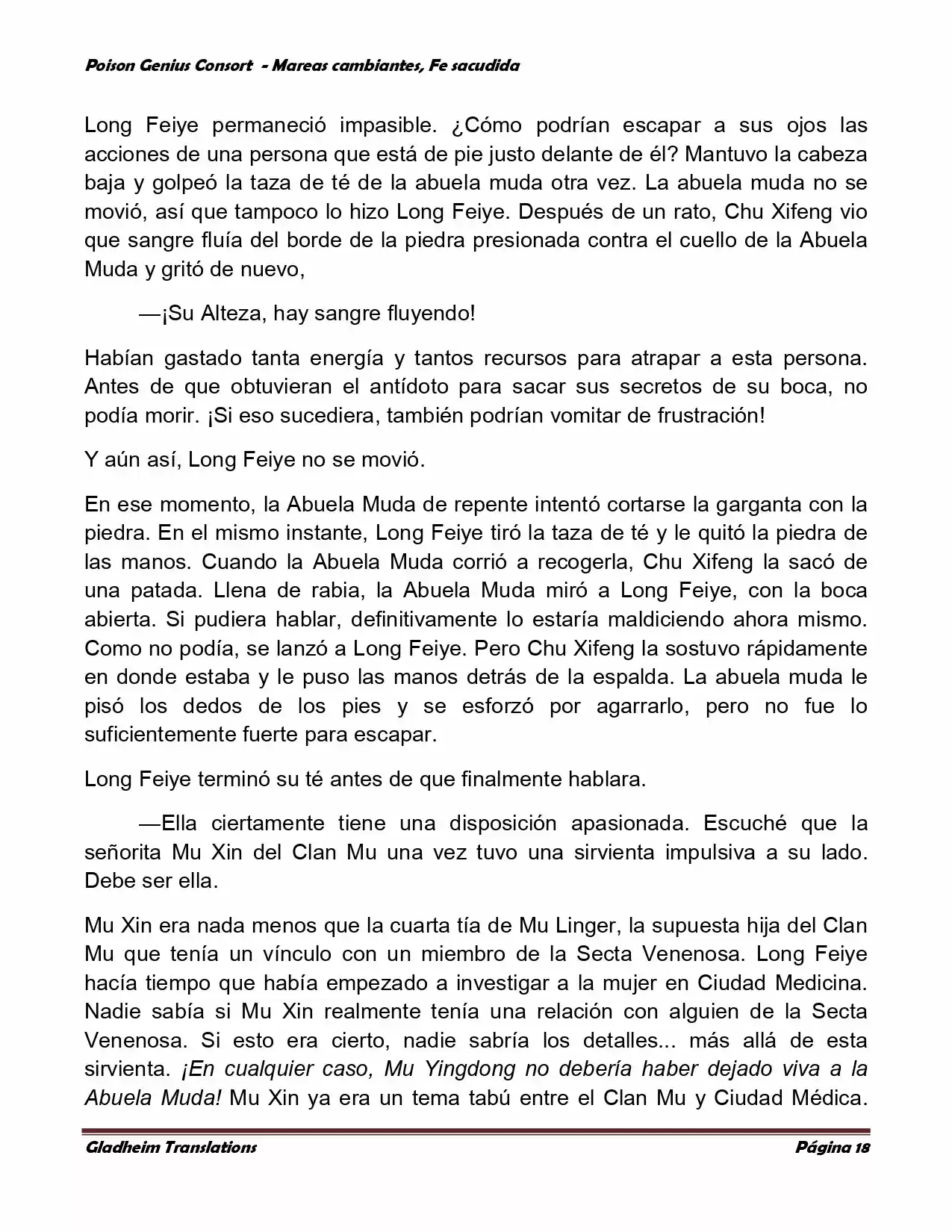 Poison Genious Consort (Novela) - Capítulo 352 - Página 18 - LectorTMOo
