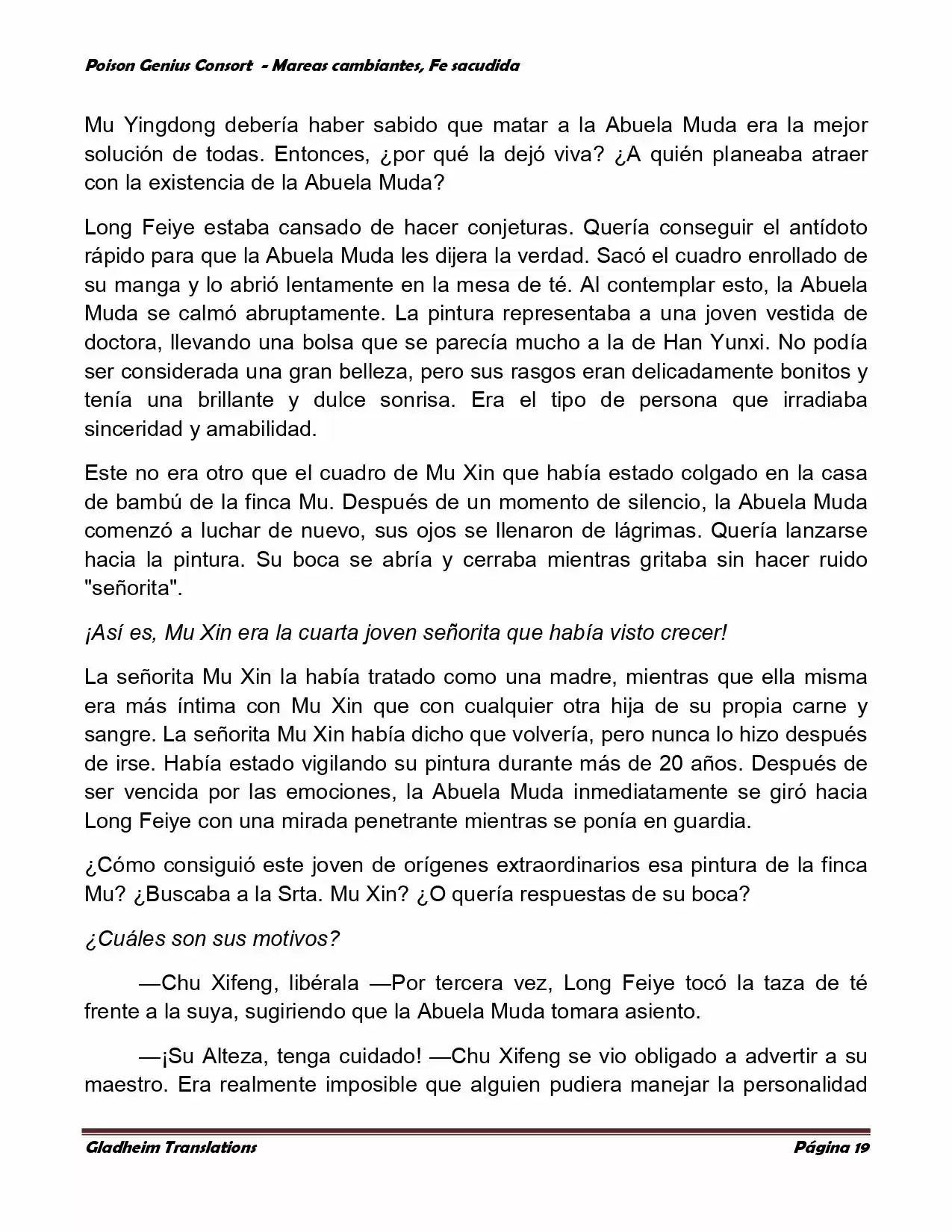 Poison Genious Consort (Novela) - Capítulo 352 - Página 19 - LectorTMOo