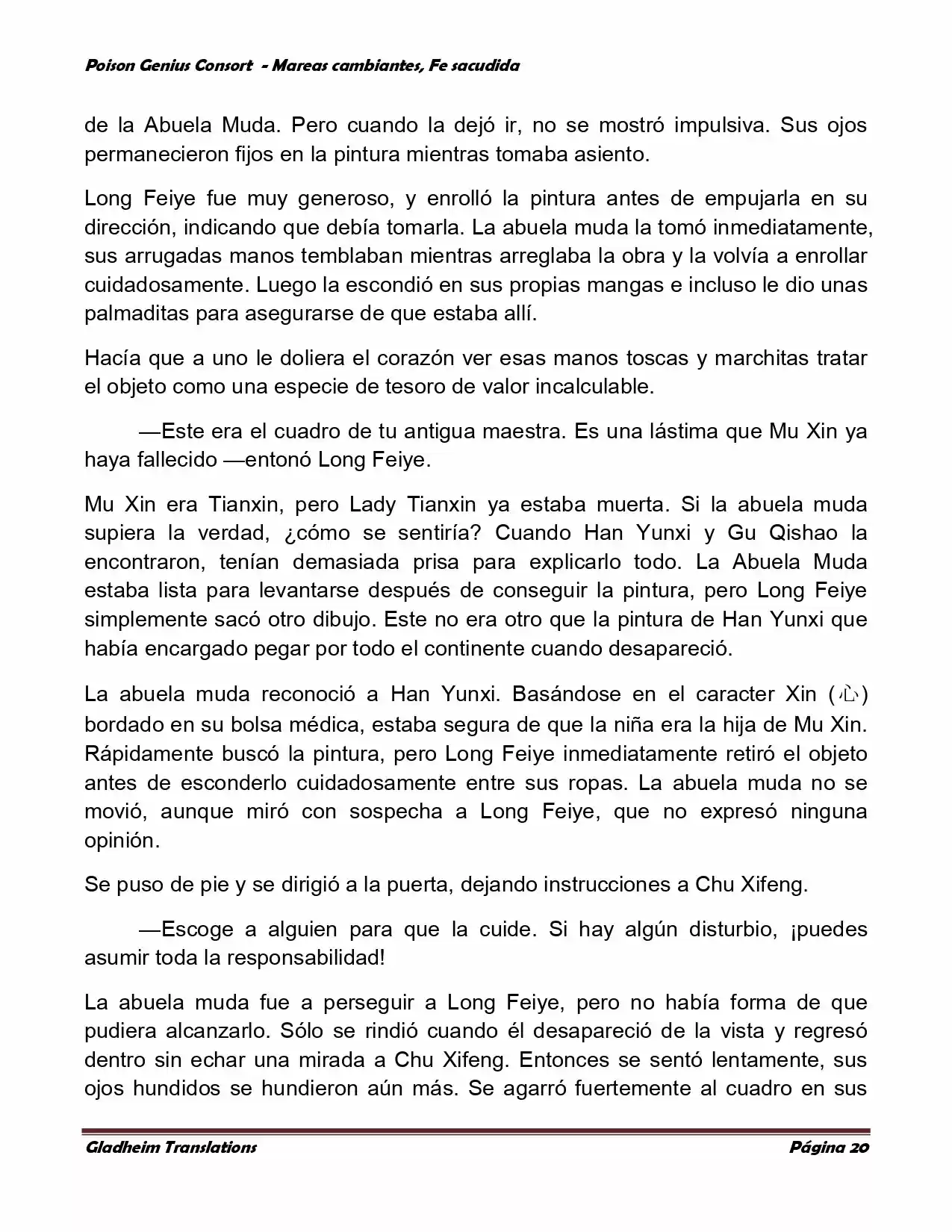 Poison Genious Consort (Novela) - Capítulo 352 - Página 20 - LectorTMOo
