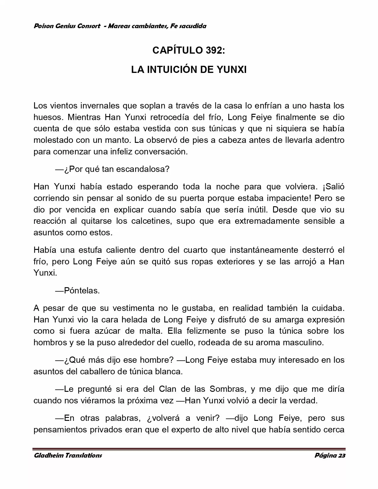 Poison Genious Consort (Novela) - Capítulo 352 - Página 23 - LectorTMOo