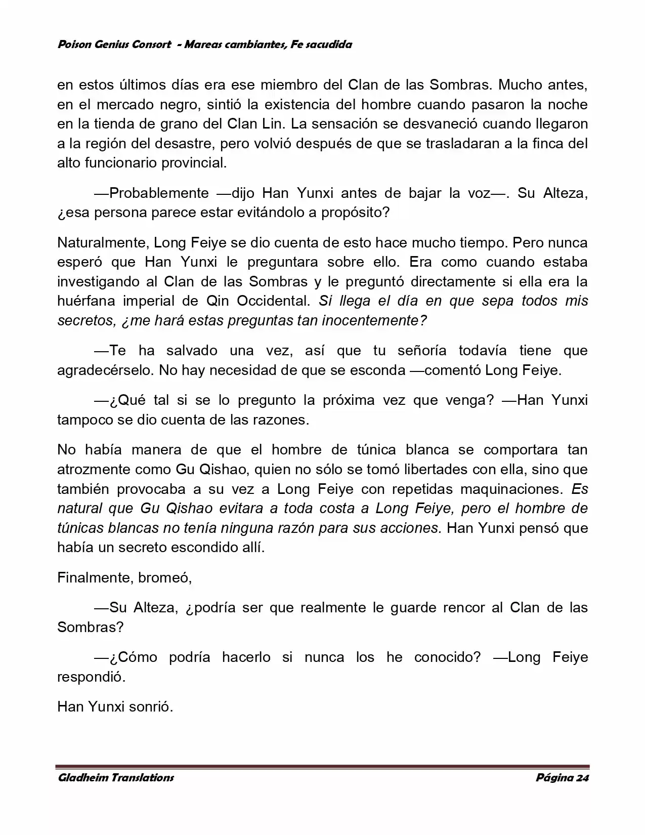 Poison Genious Consort (Novela) - Capítulo 352 - Página 24 - LectorTMOo