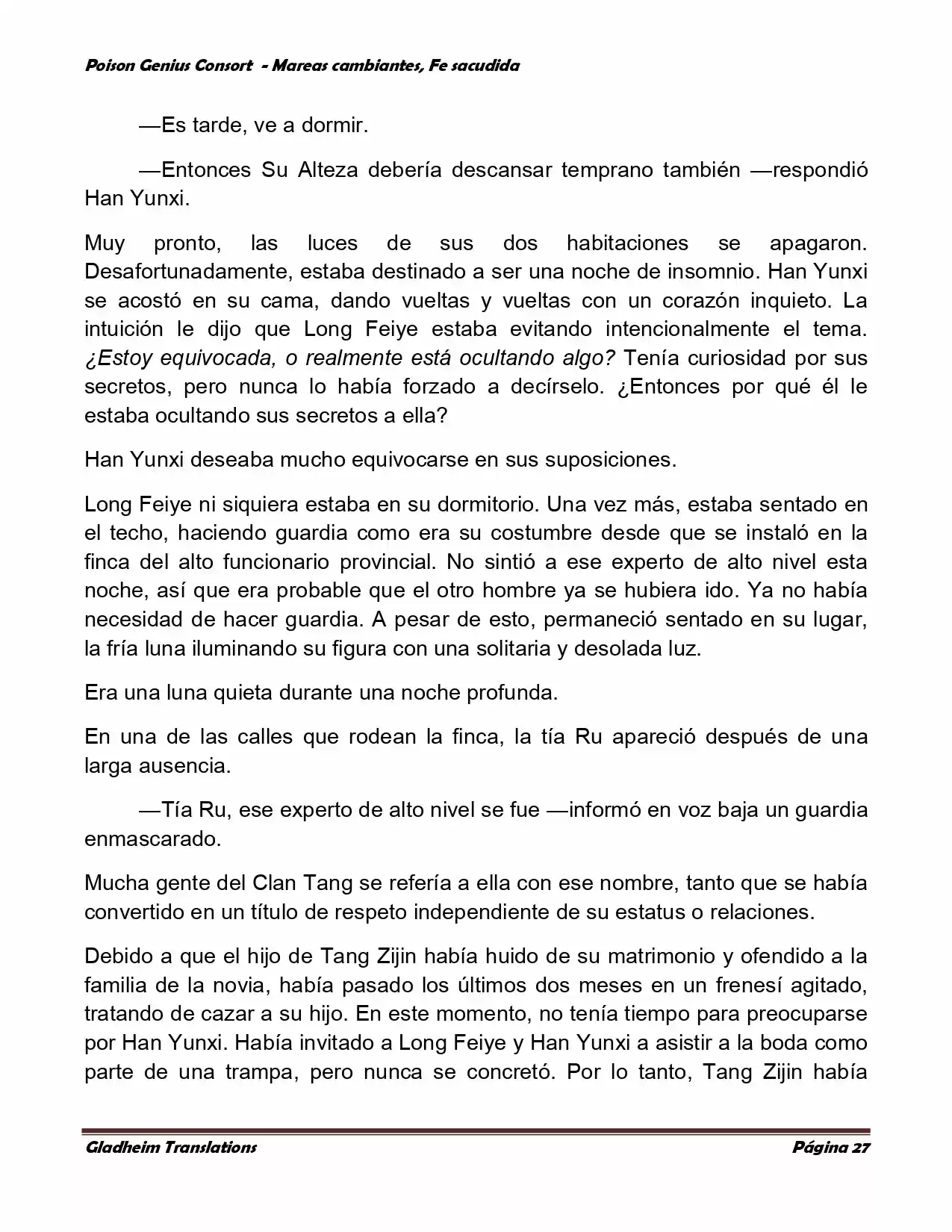 Poison Genious Consort (Novela) - Capítulo 352 - Página 27 - LectorTMOo