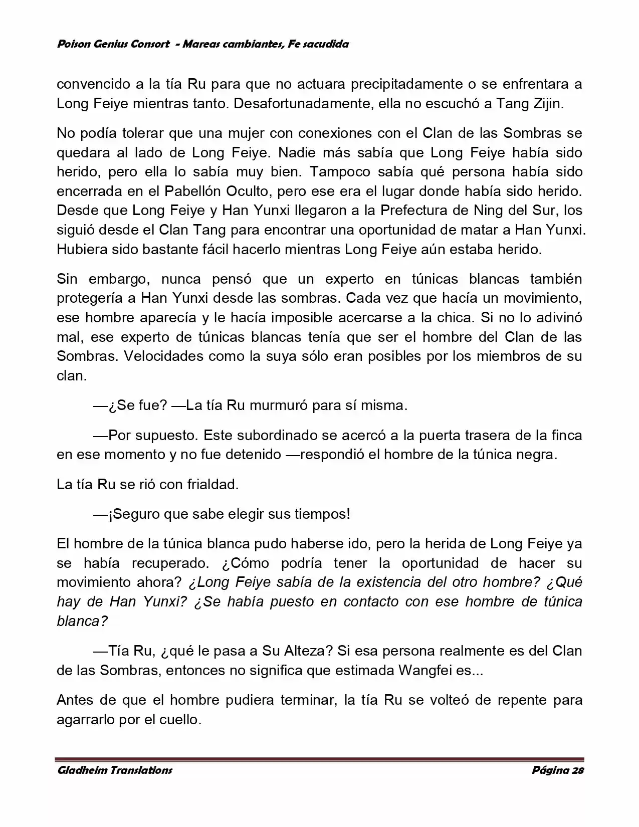Poison Genious Consort (Novela) - Capítulo 352 - Página 28 - LectorTMOo