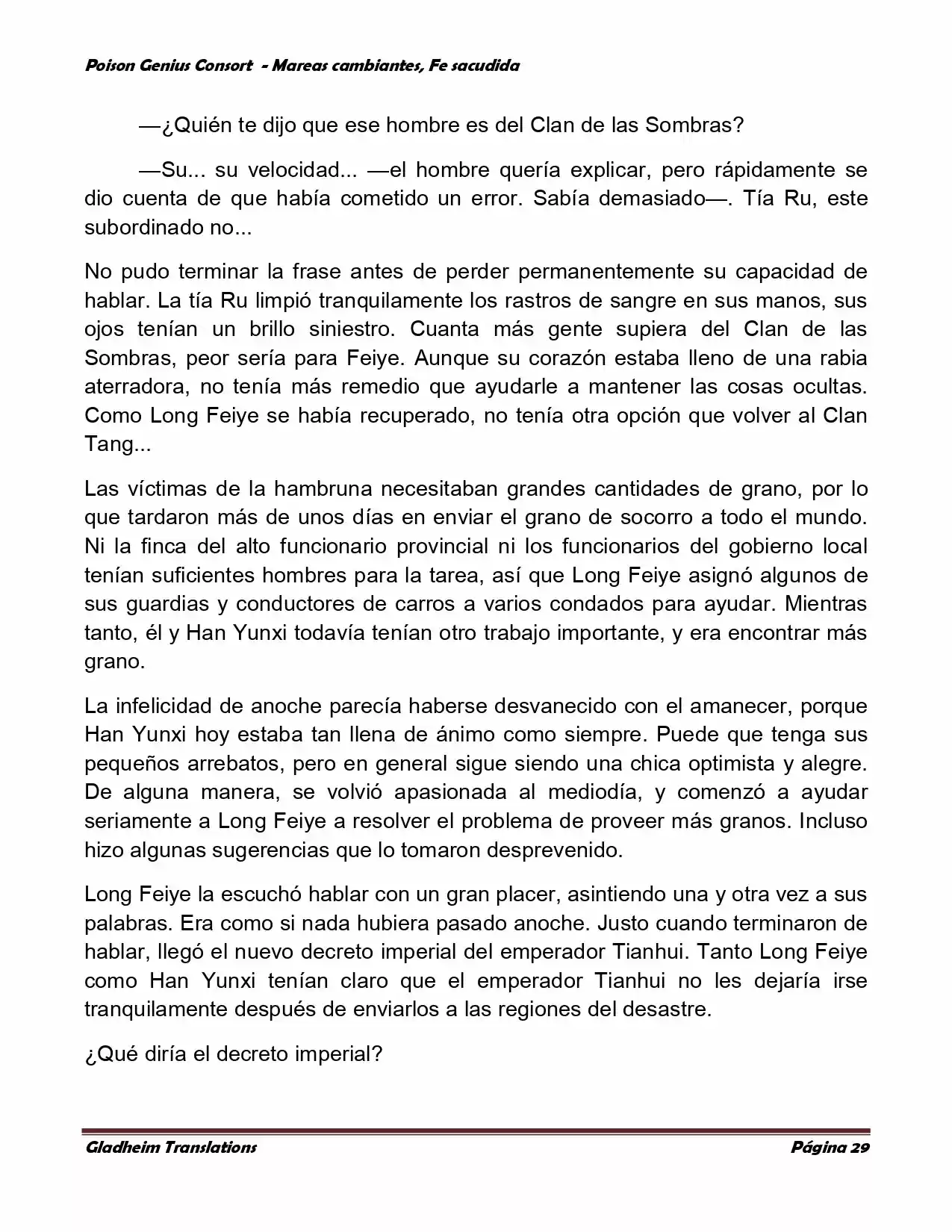 Poison Genious Consort (Novela) - Capítulo 352 - Página 29 - LectorTMOo