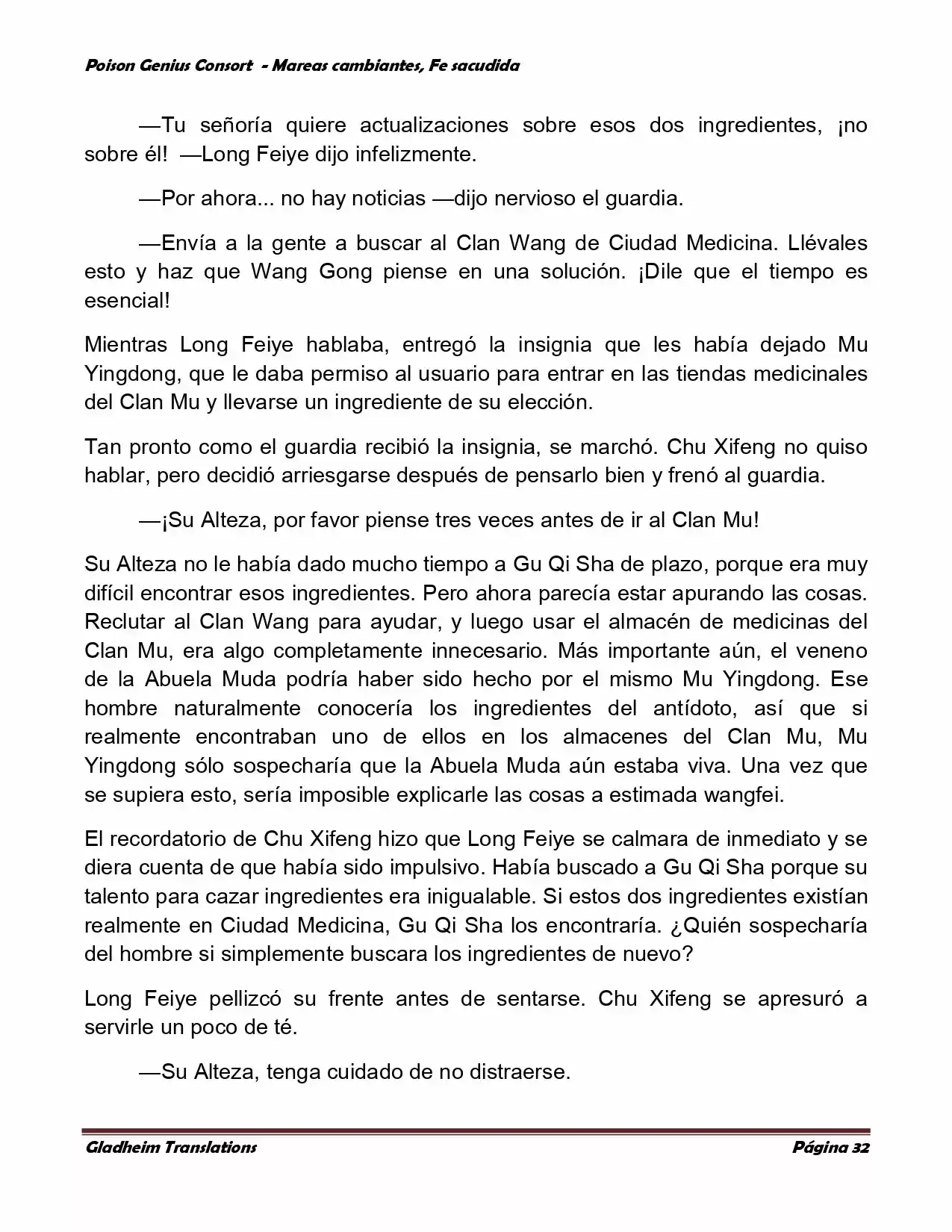 Poison Genious Consort (Novela) - Capítulo 352 - Página 32 - LectorTMOo