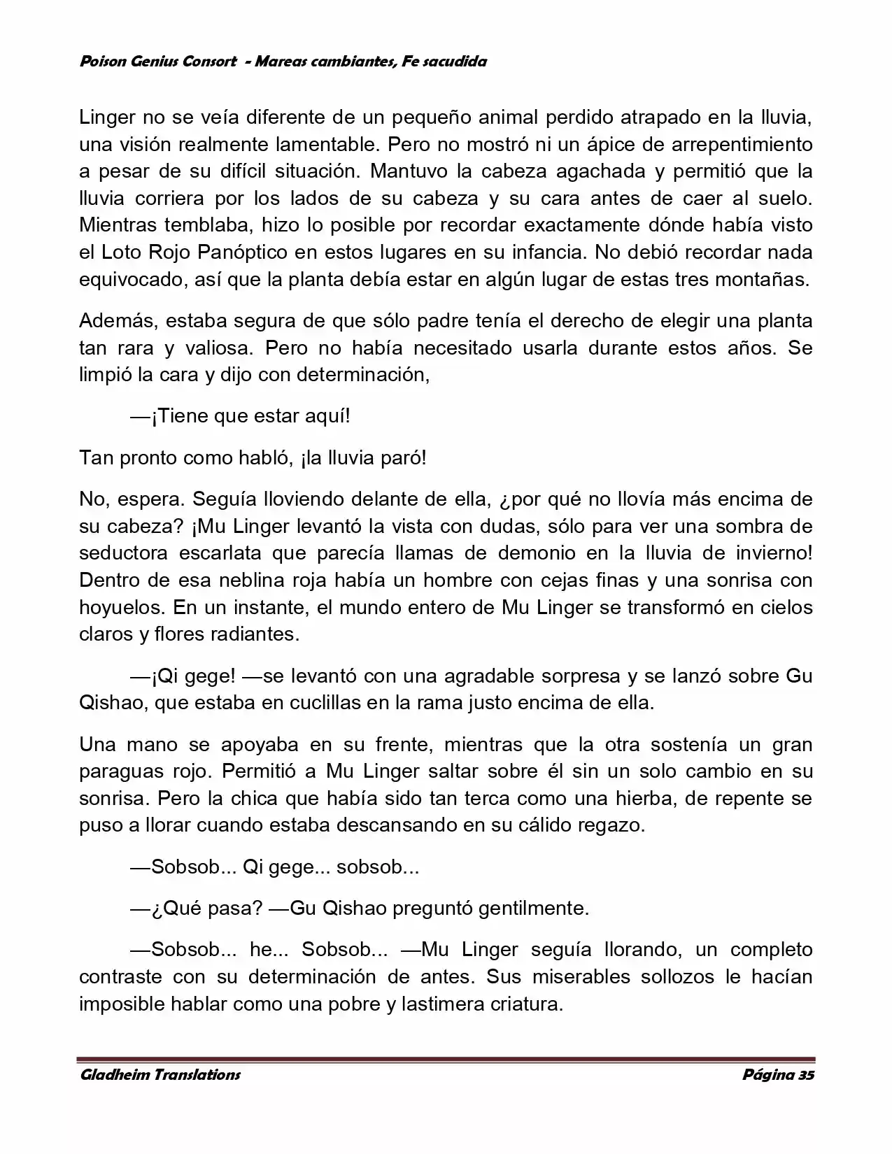 Poison Genious Consort (Novela) - Capítulo 352 - Página 35 - LectorTMOo