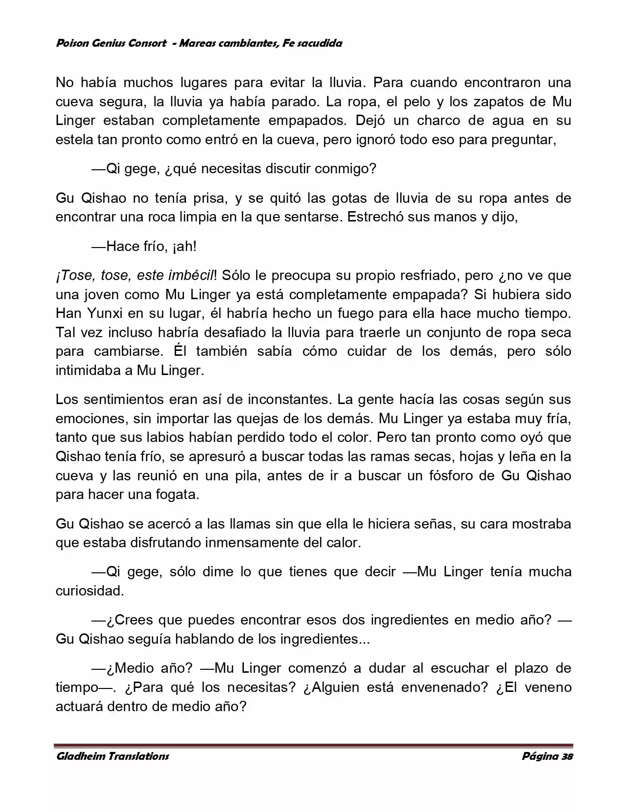 Poison Genious Consort (Novela) - Capítulo 352 - Página 38 - LectorTMOo
