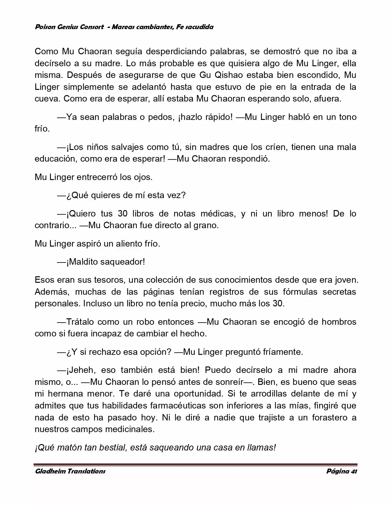 Poison Genious Consort (Novela) - Capítulo 352 - Página 41 - LectorTMOo