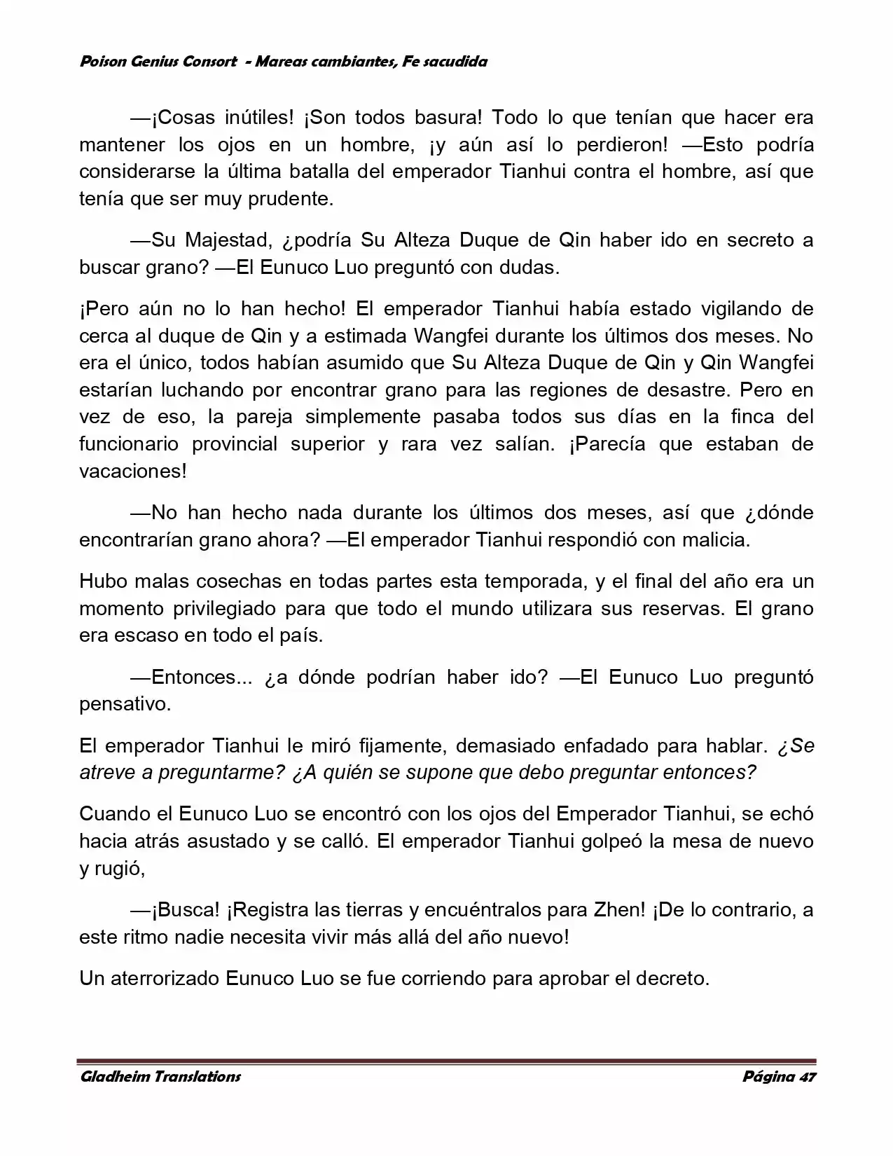 Poison Genious Consort (Novela) - Capítulo 352 - Página 47 - LectorTMOo