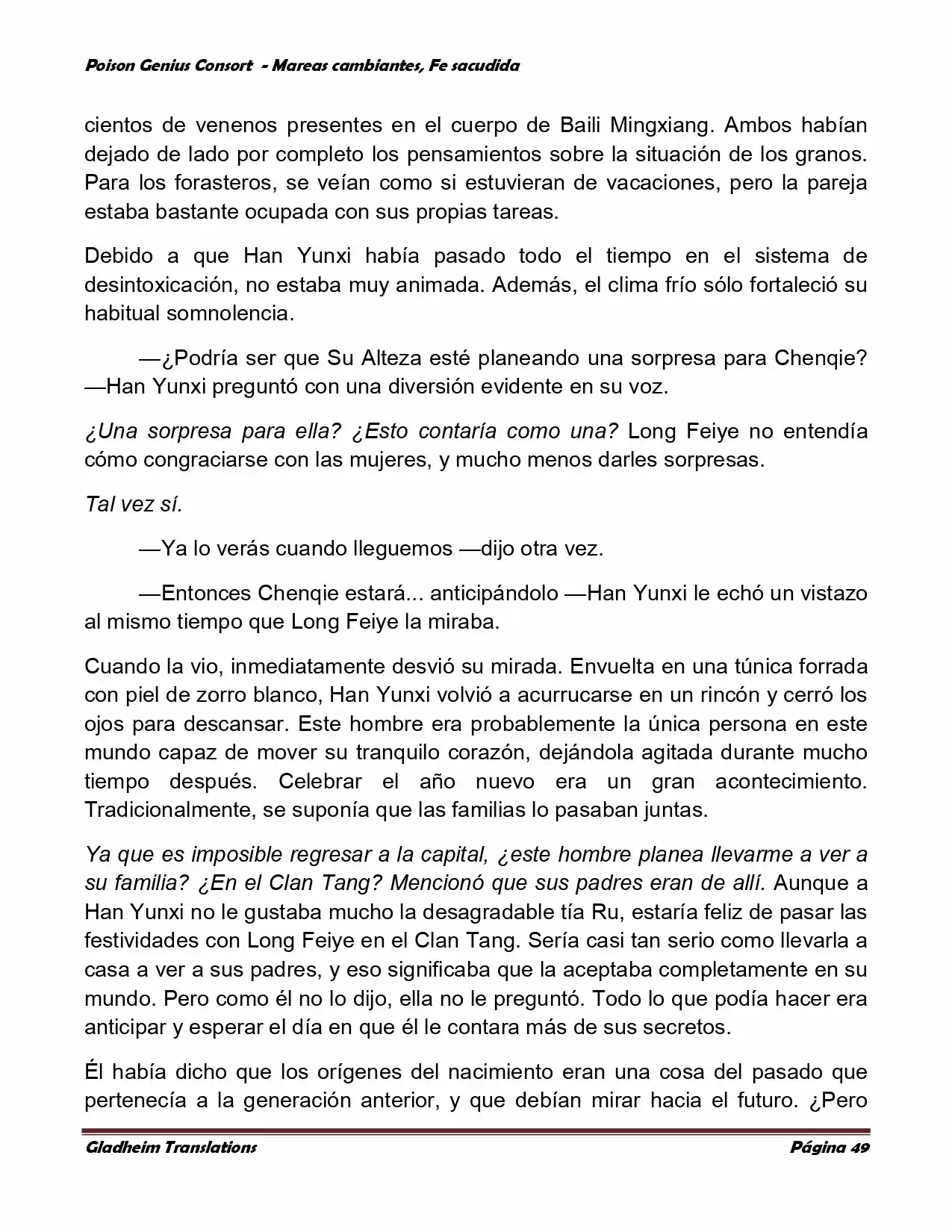Poison Genious Consort (Novela) - Capítulo 352 - Página 49 - LectorTMOo