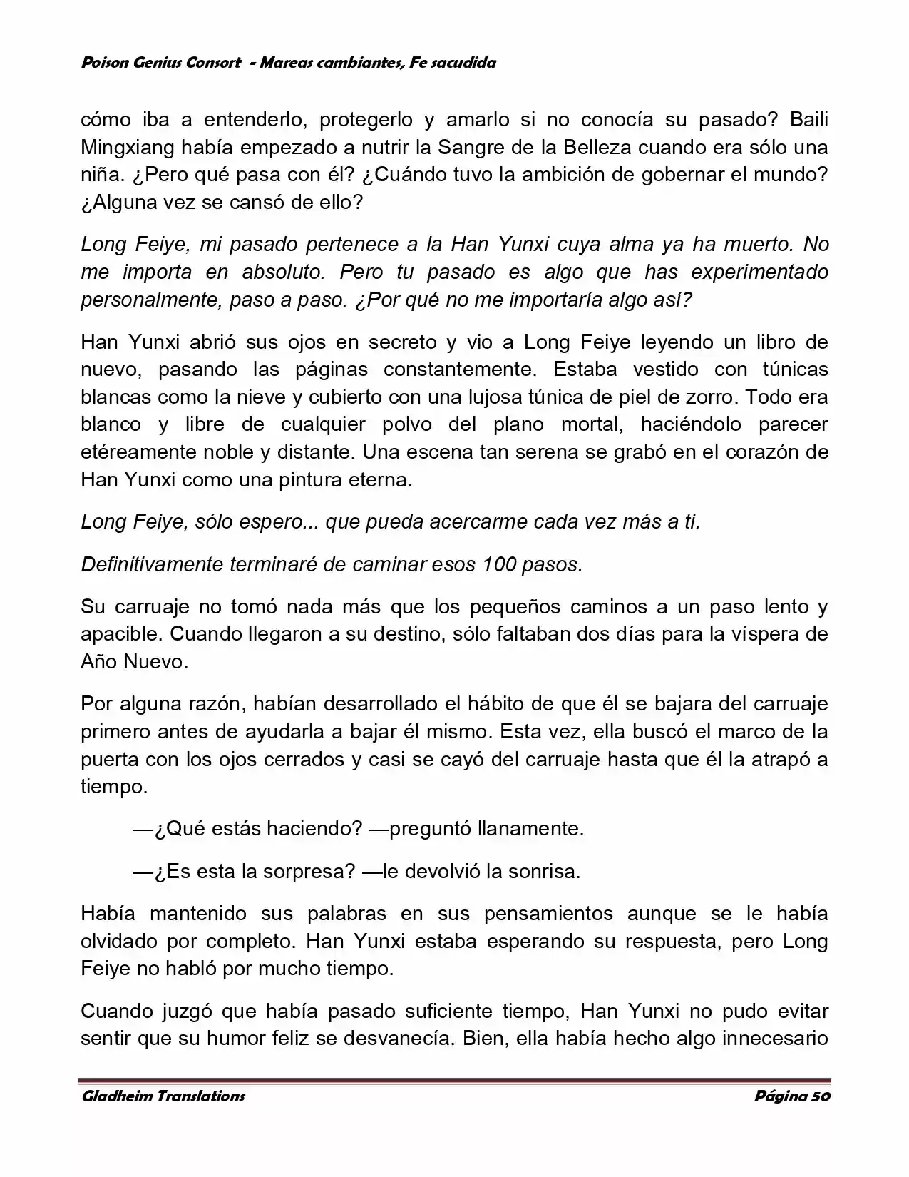 Poison Genious Consort (Novela) - Capítulo 352 - Página 50 - LectorTMOo