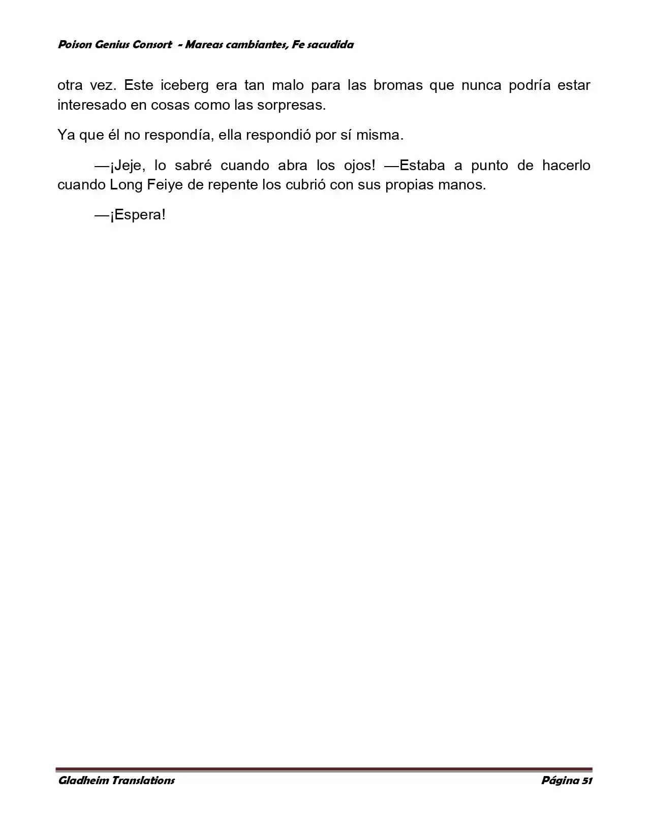 Poison Genious Consort (Novela) - Capítulo 352 - Página 51 - LectorTMOo