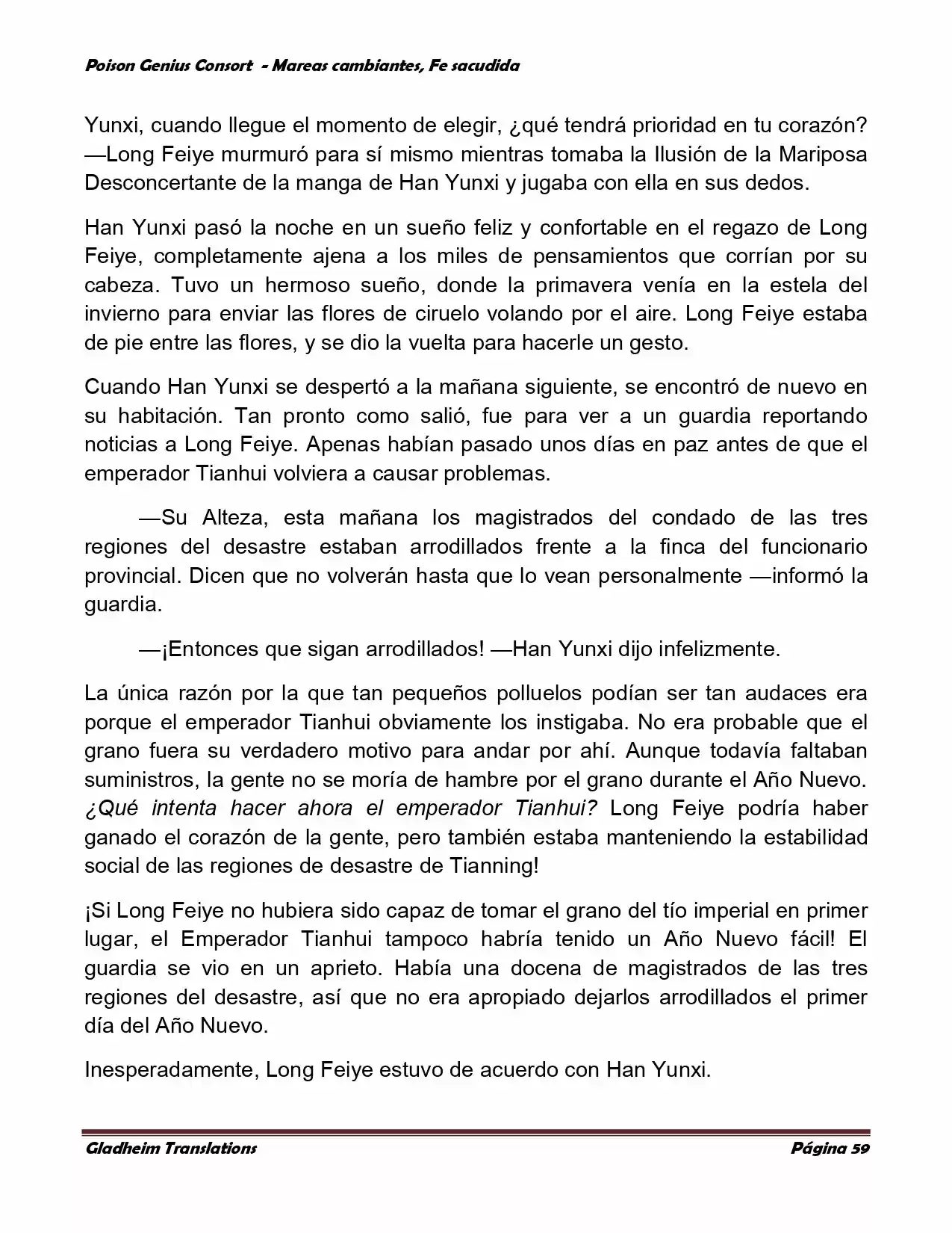 Poison Genious Consort (Novela) - Capítulo 352 - Página 59 - LectorTMOo