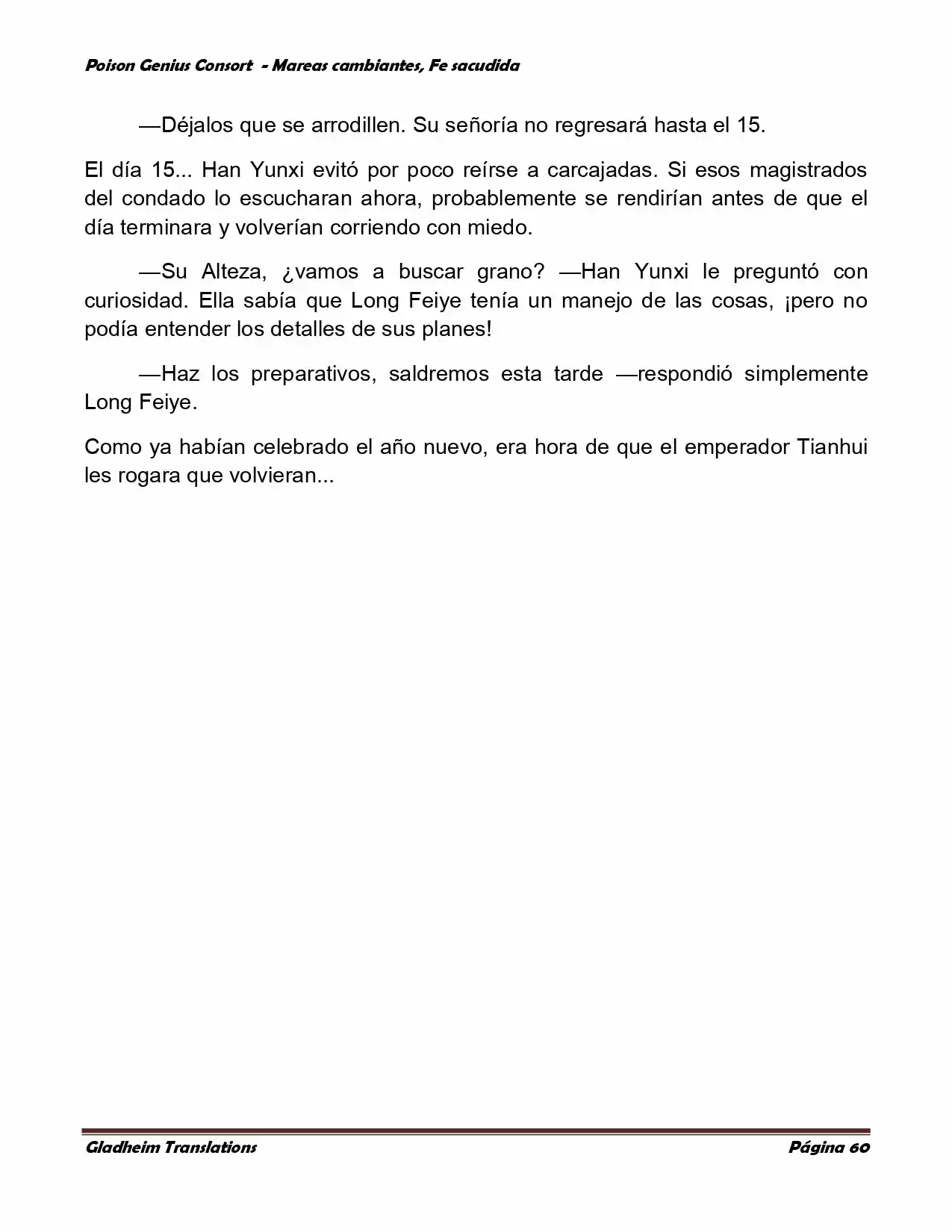 Poison Genious Consort (Novela) - Capítulo 352 - Página 60 - LectorTMOo