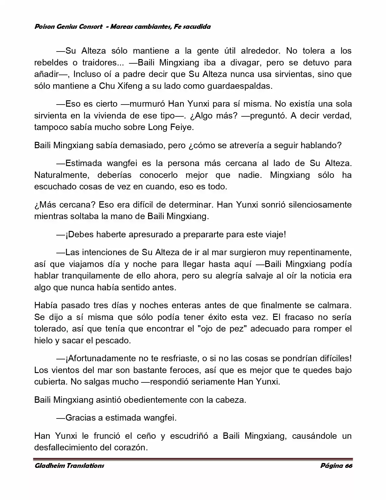 Poison Genious Consort (Novela) - Capítulo 352 - Página 66 - LectorTMOo