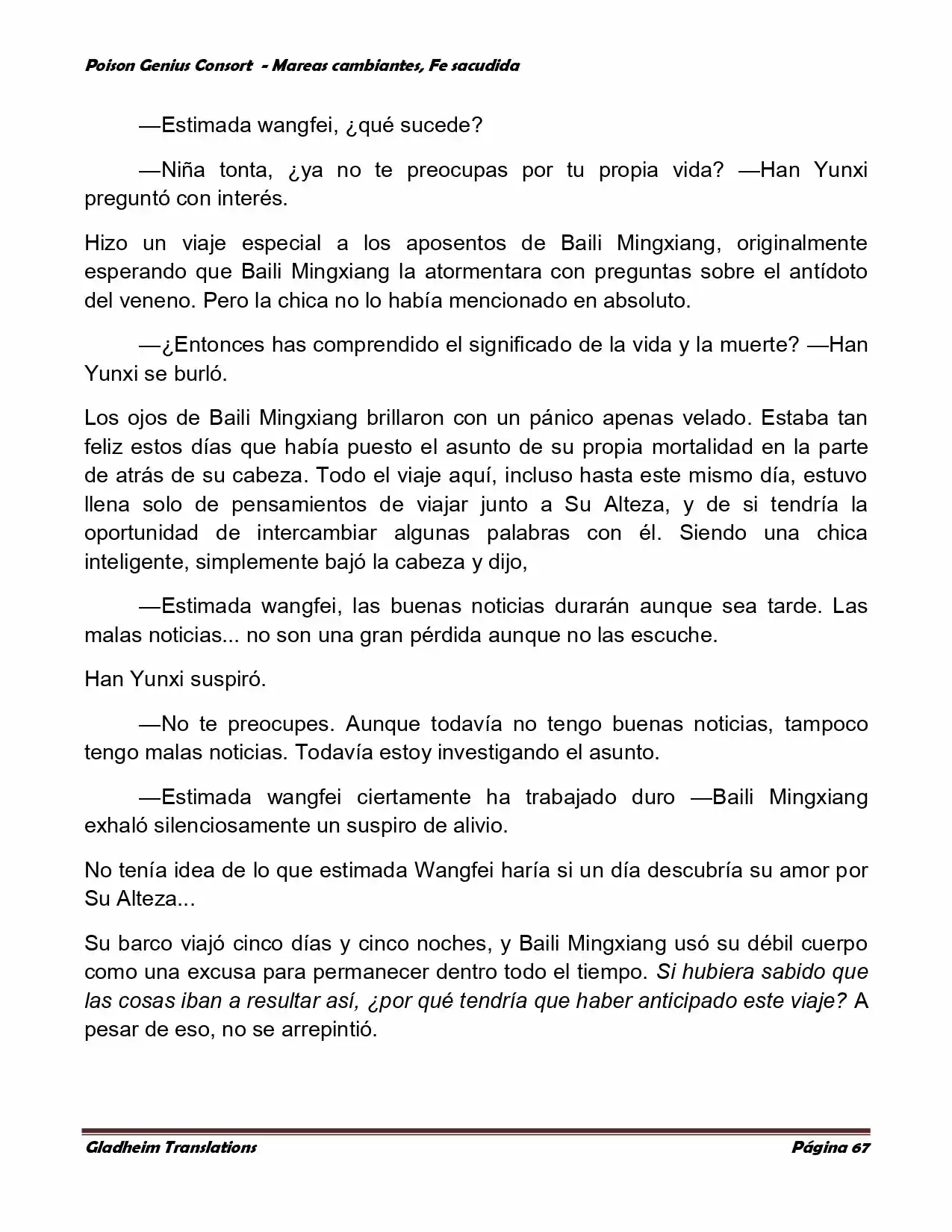 Poison Genious Consort (Novela) - Capítulo 352 - Página 67 - LectorTMOo