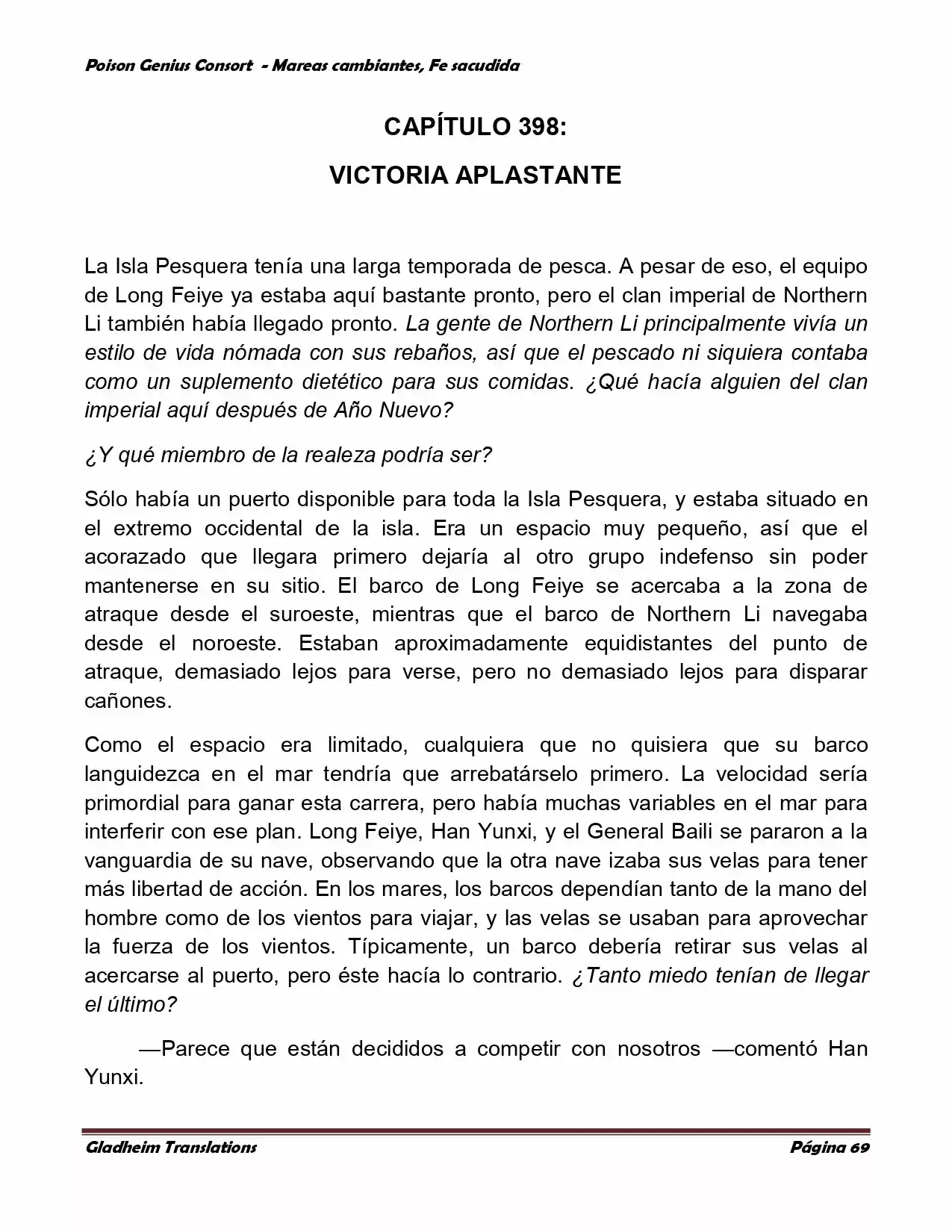 Poison Genious Consort (Novela) - Capítulo 352 - Página 69 - LectorTMOo