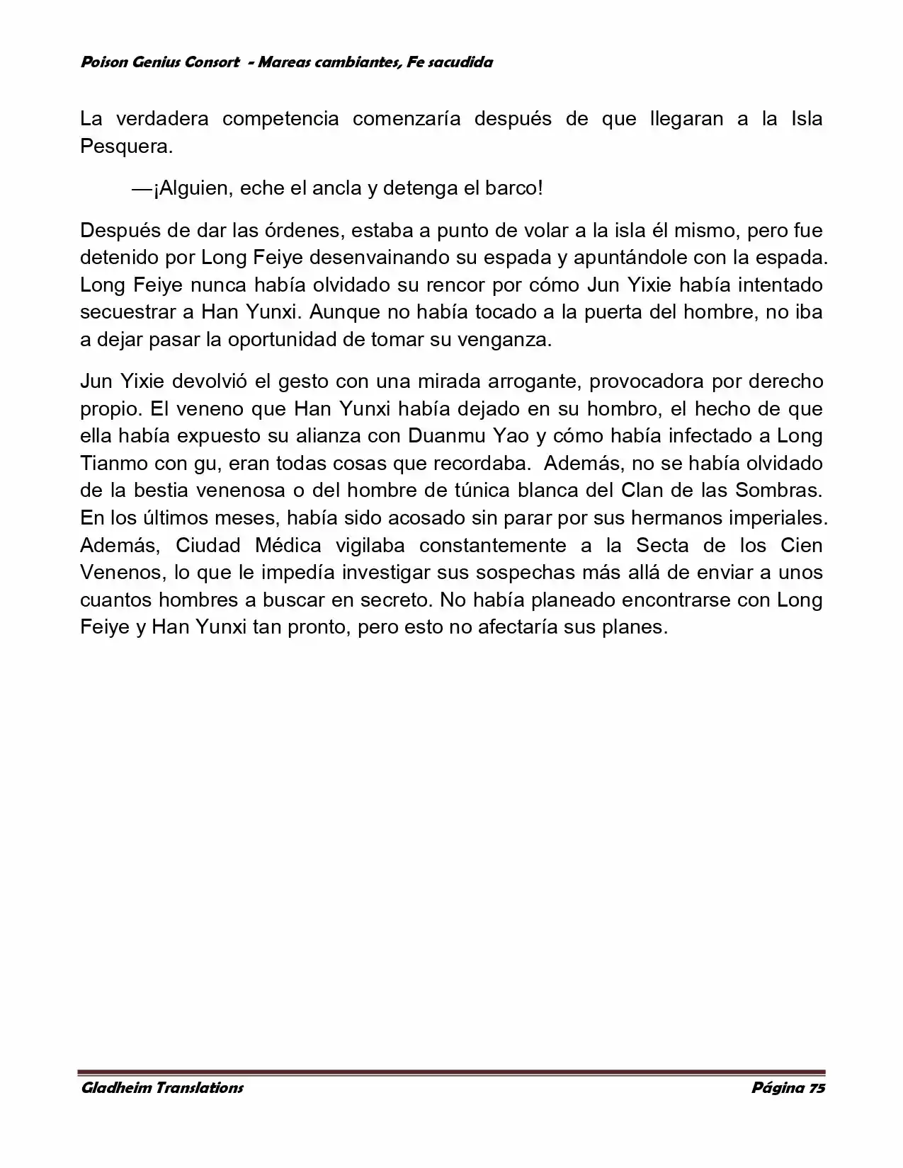 Poison Genious Consort (Novela) - Capítulo 352 - Página 75 - LectorTMOo
