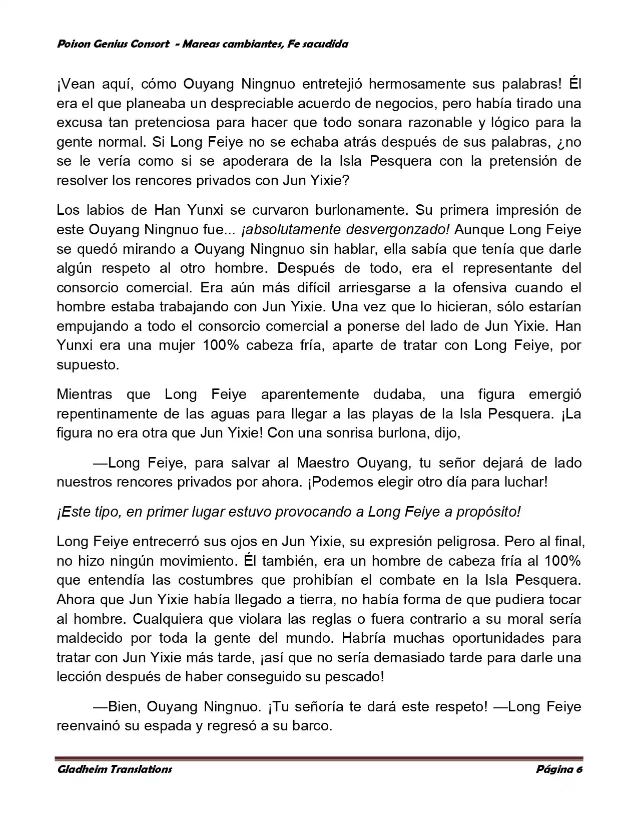 Poison Genious Consort (Novela) - Capítulo 353 - Página 6 - LectorTMOo