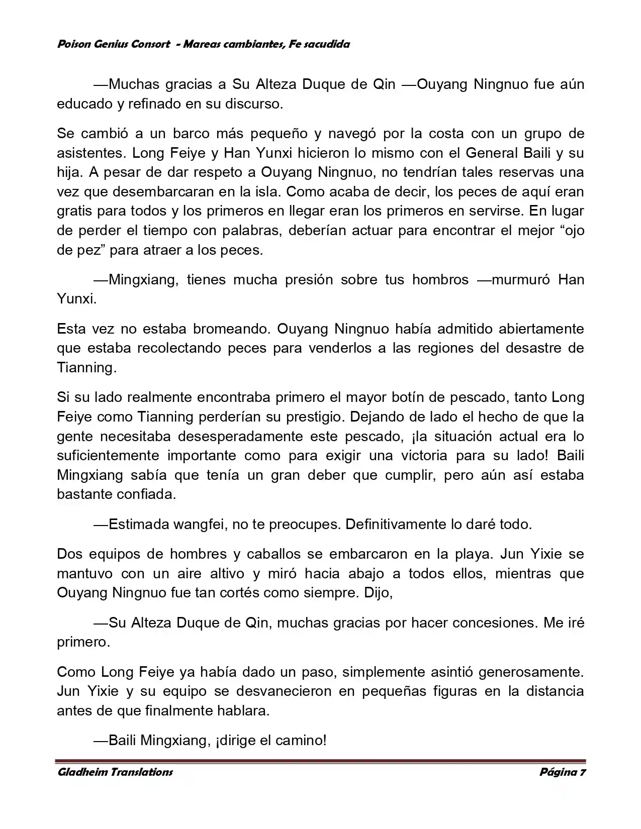 Poison Genious Consort (Novela) - Capítulo 353 - Página 7 - LectorTMOo