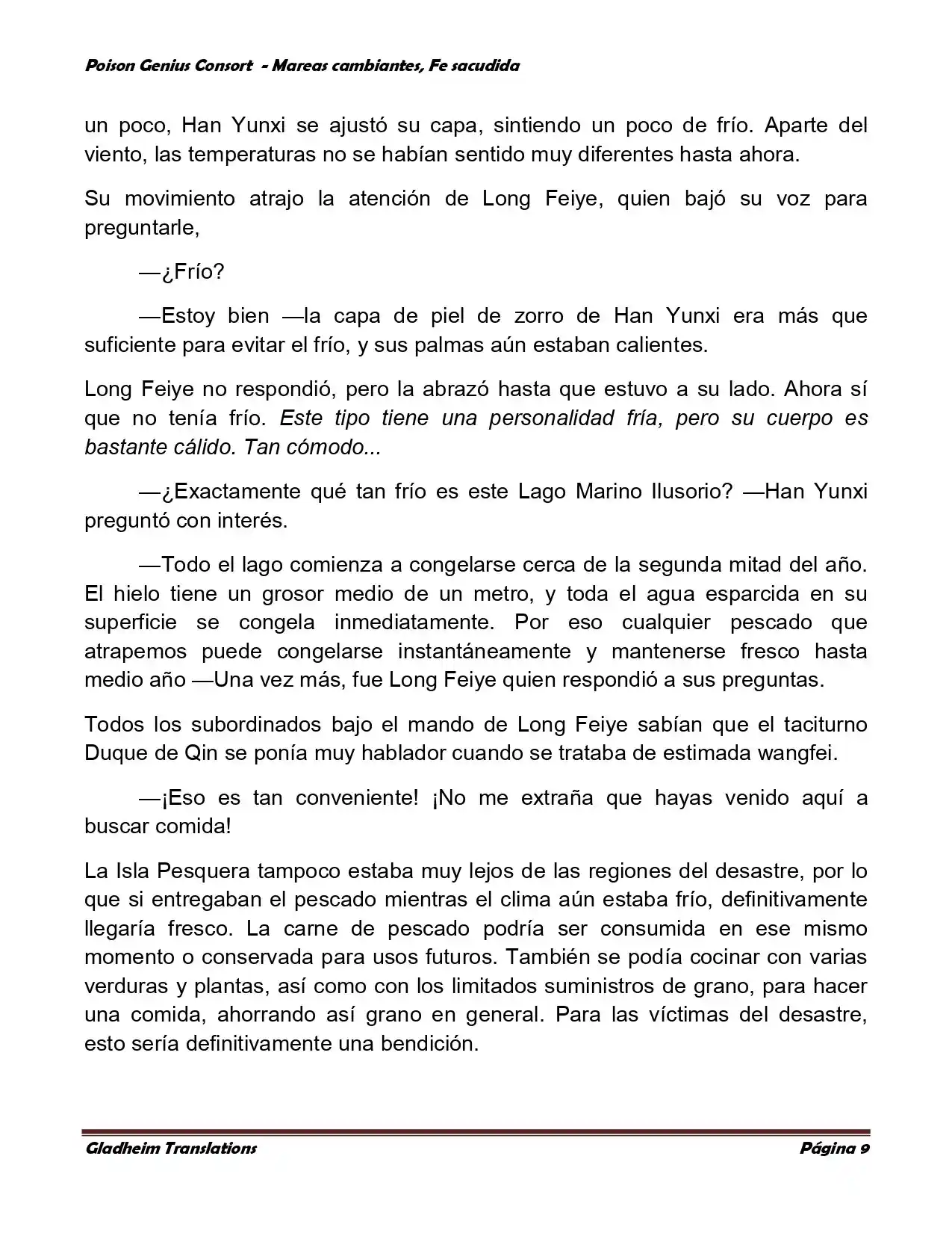 Poison Genious Consort (Novela) - Capítulo 353 - Página 9 - LectorTMOo