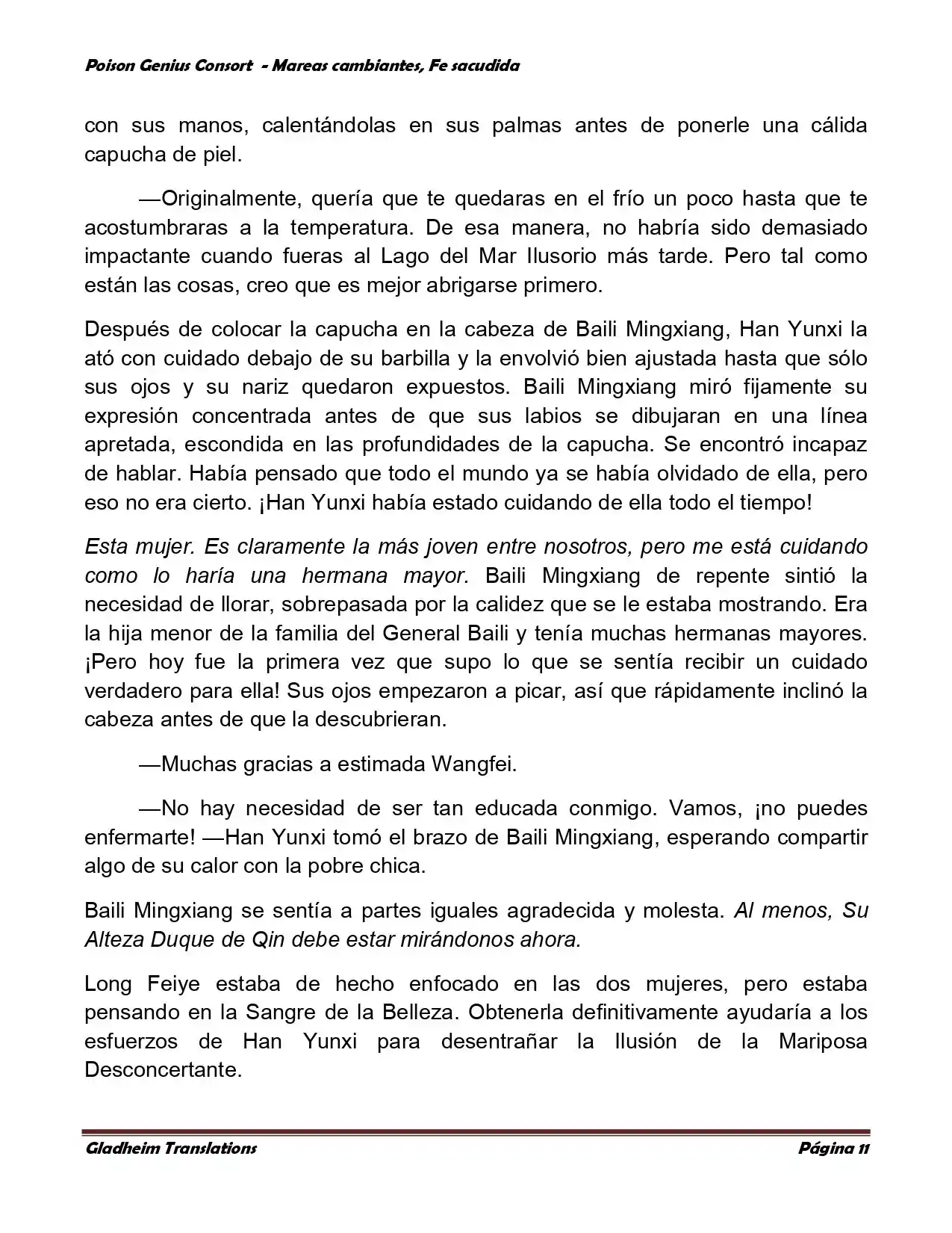Poison Genious Consort (Novela) - Capítulo 353 - Página 11 - LectorTMOo