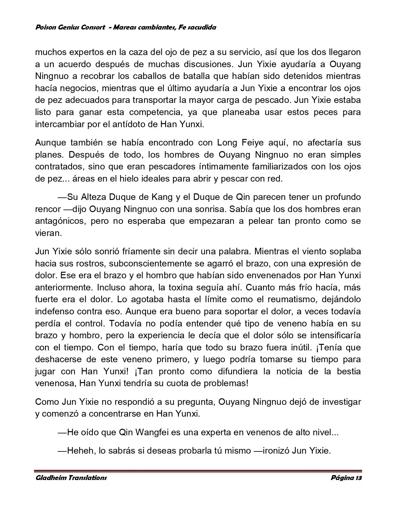 Poison Genious Consort (Novela) - Capítulo 353 - Página 13 - LectorTMOo