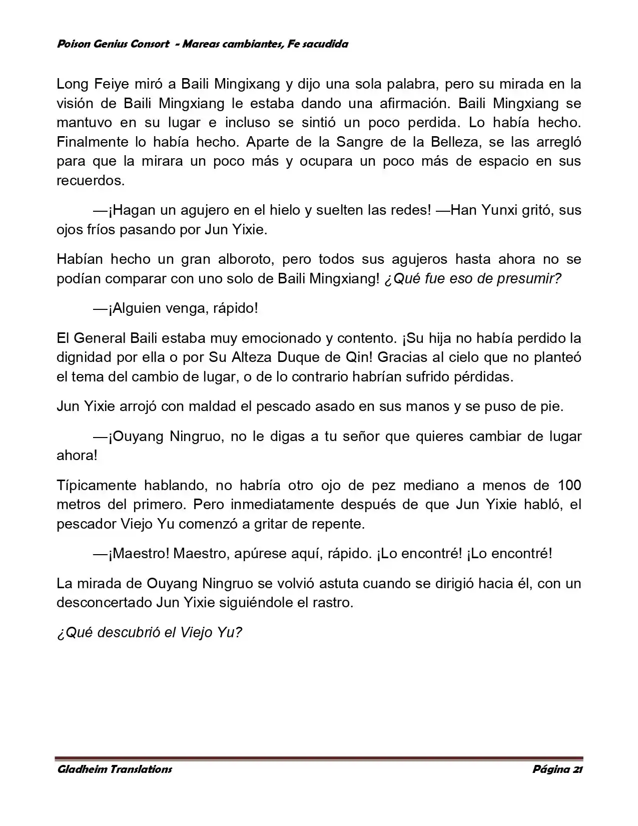 Poison Genious Consort (Novela) - Capítulo 353 - Página 21 - LectorTMOo