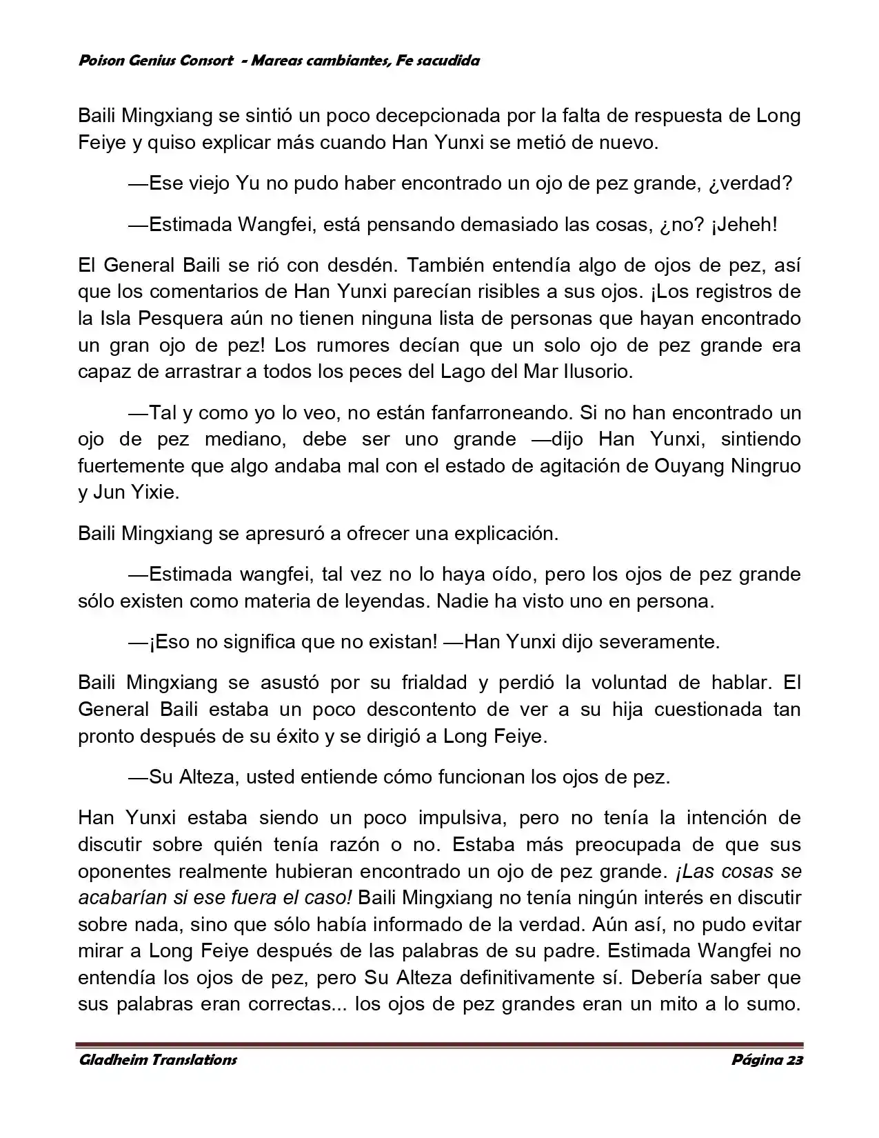 Poison Genious Consort (Novela) - Capítulo 353 - Página 23 - LectorTMOo