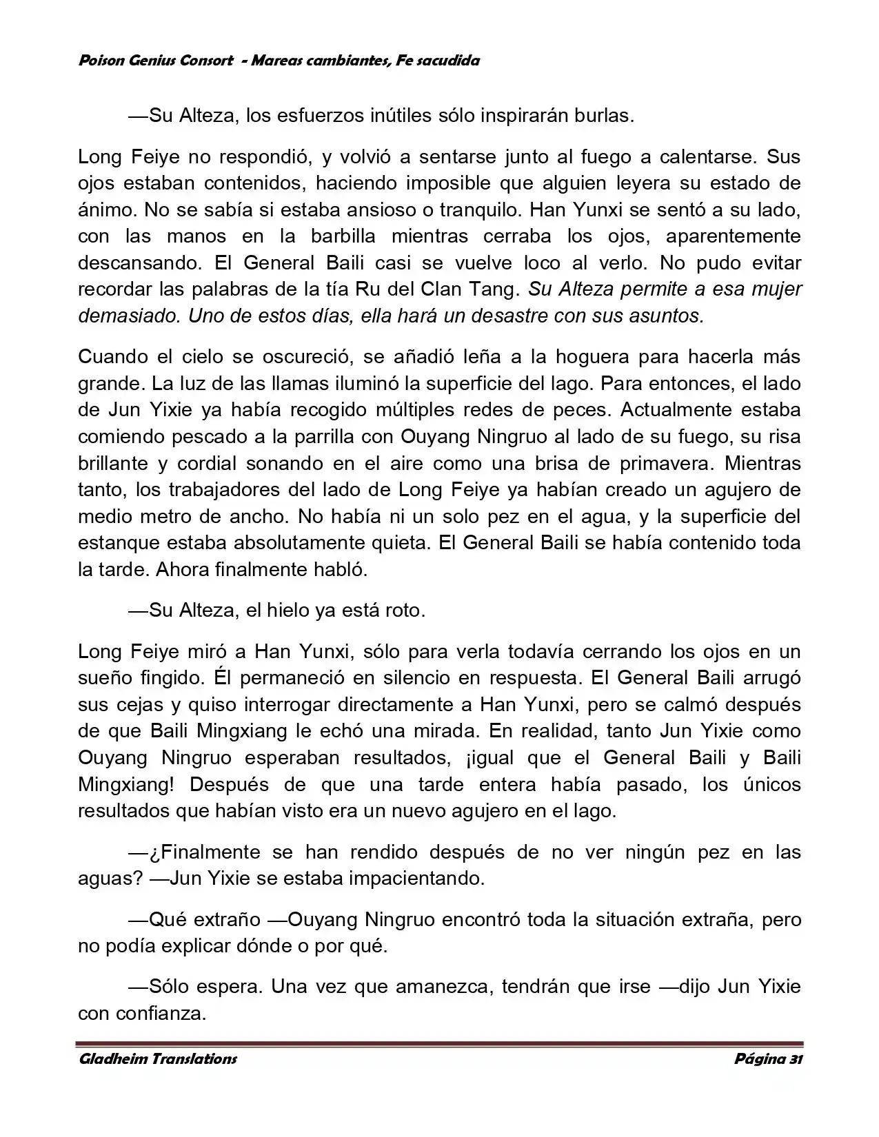 Poison Genious Consort (Novela) - Capítulo 353 - Página 31 - LectorTMOo