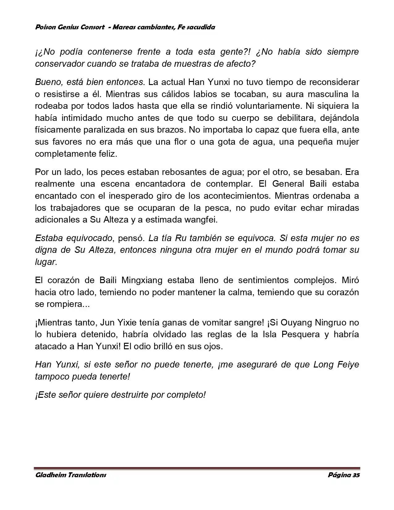 Poison Genious Consort (Novela) - Capítulo 353 - Página 35 - LectorTMOo
