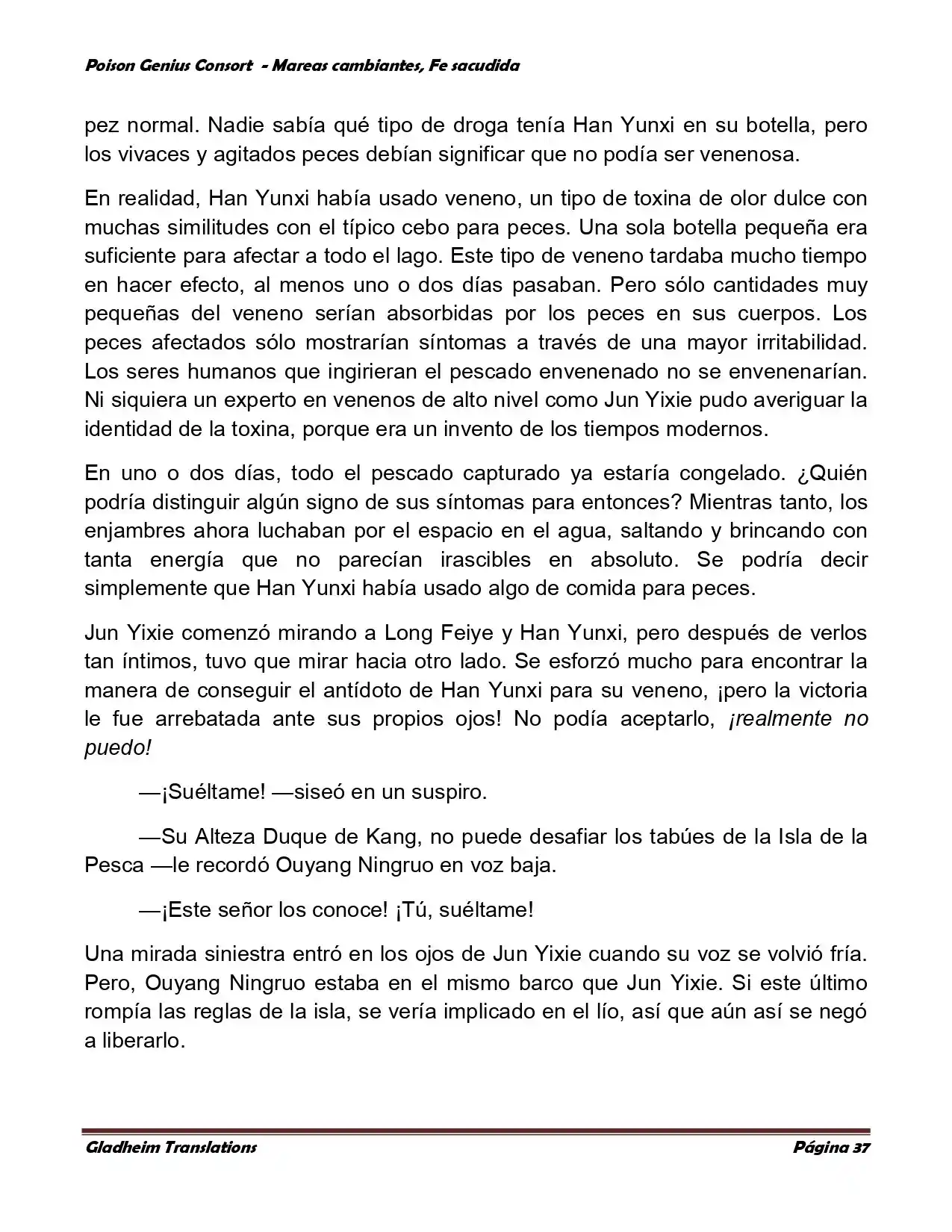 Poison Genious Consort (Novela) - Capítulo 353 - Página 37 - LectorTMOo