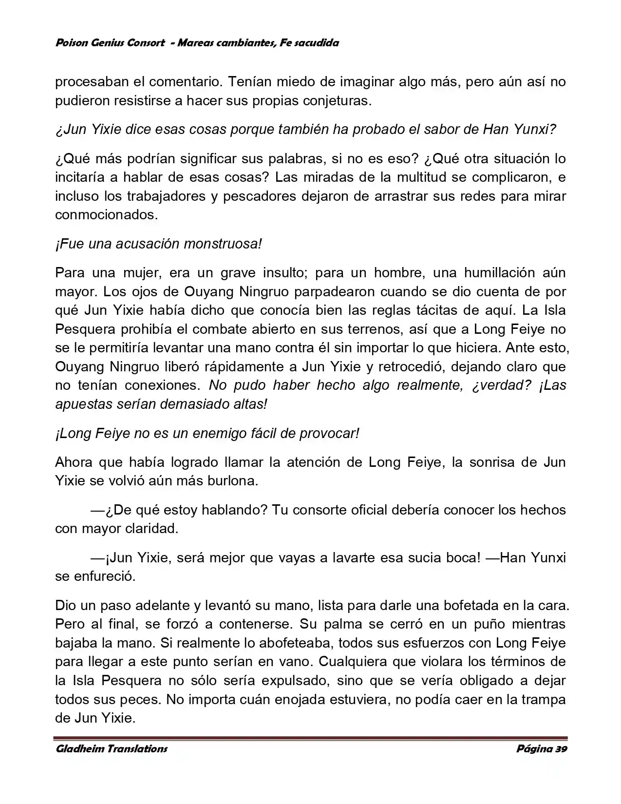 Poison Genious Consort (Novela) - Capítulo 353 - Página 39 - LectorTMOo