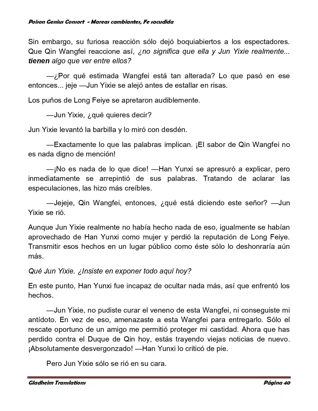 Poison Genious Consort (Novela) - Capítulo 353 - Página 40 - LectorTMOo