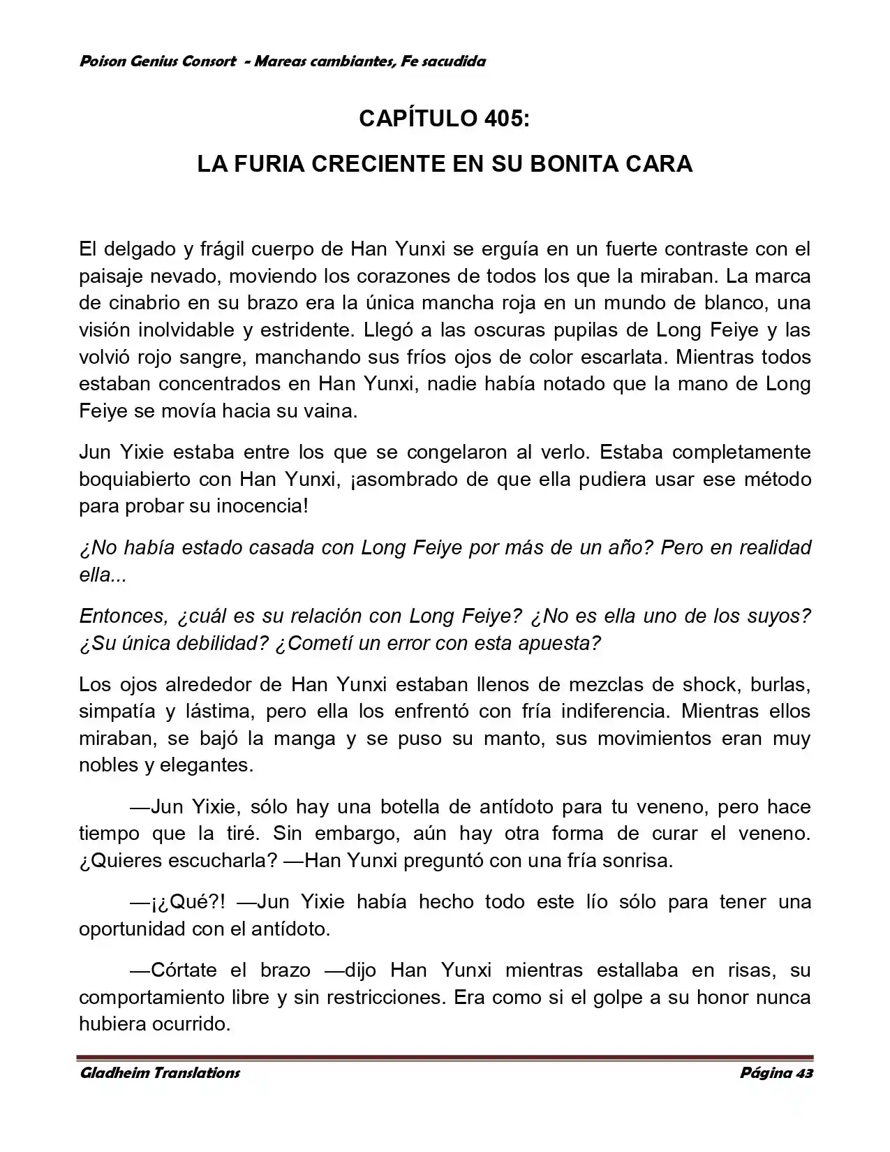 Poison Genious Consort (Novela) - Capítulo 353 - Página 43 - LectorTMOo