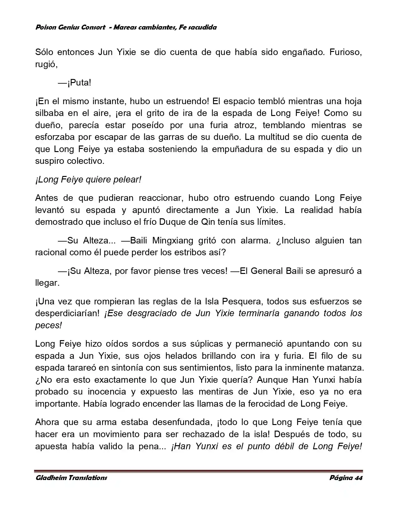 Poison Genious Consort (Novela) - Capítulo 353 - Página 44 - LectorTMOo