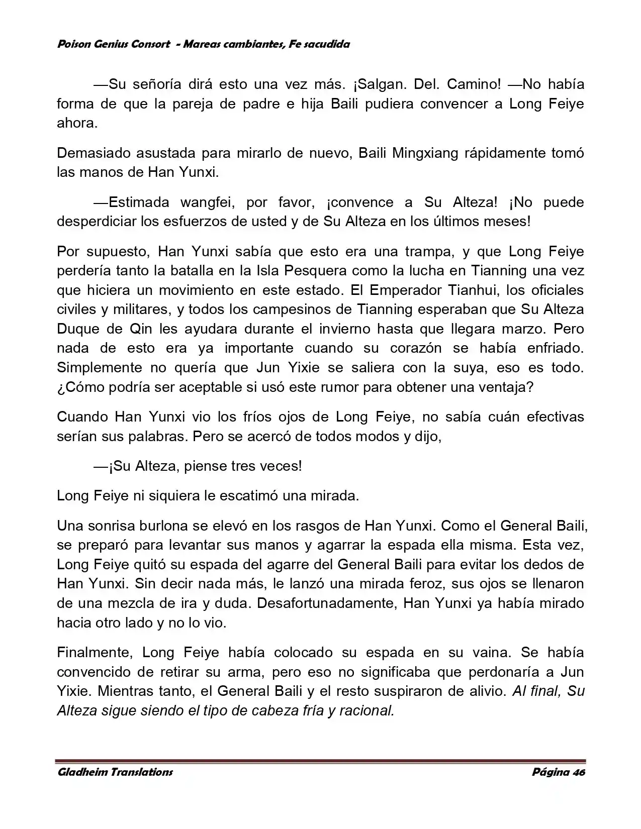 Poison Genious Consort (Novela) - Capítulo 353 - Página 46 - LectorTMOo