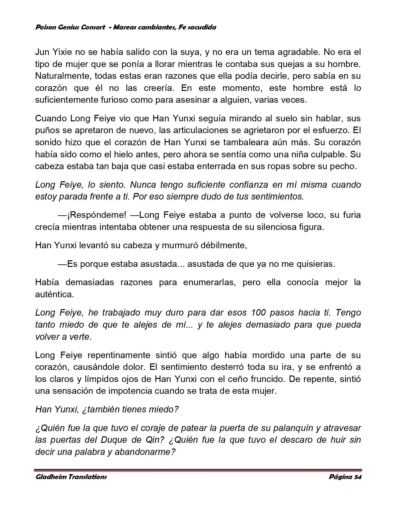 Poison Genious Consort (Novela) - Capítulo 353 - Página 54 - LectorTMOo