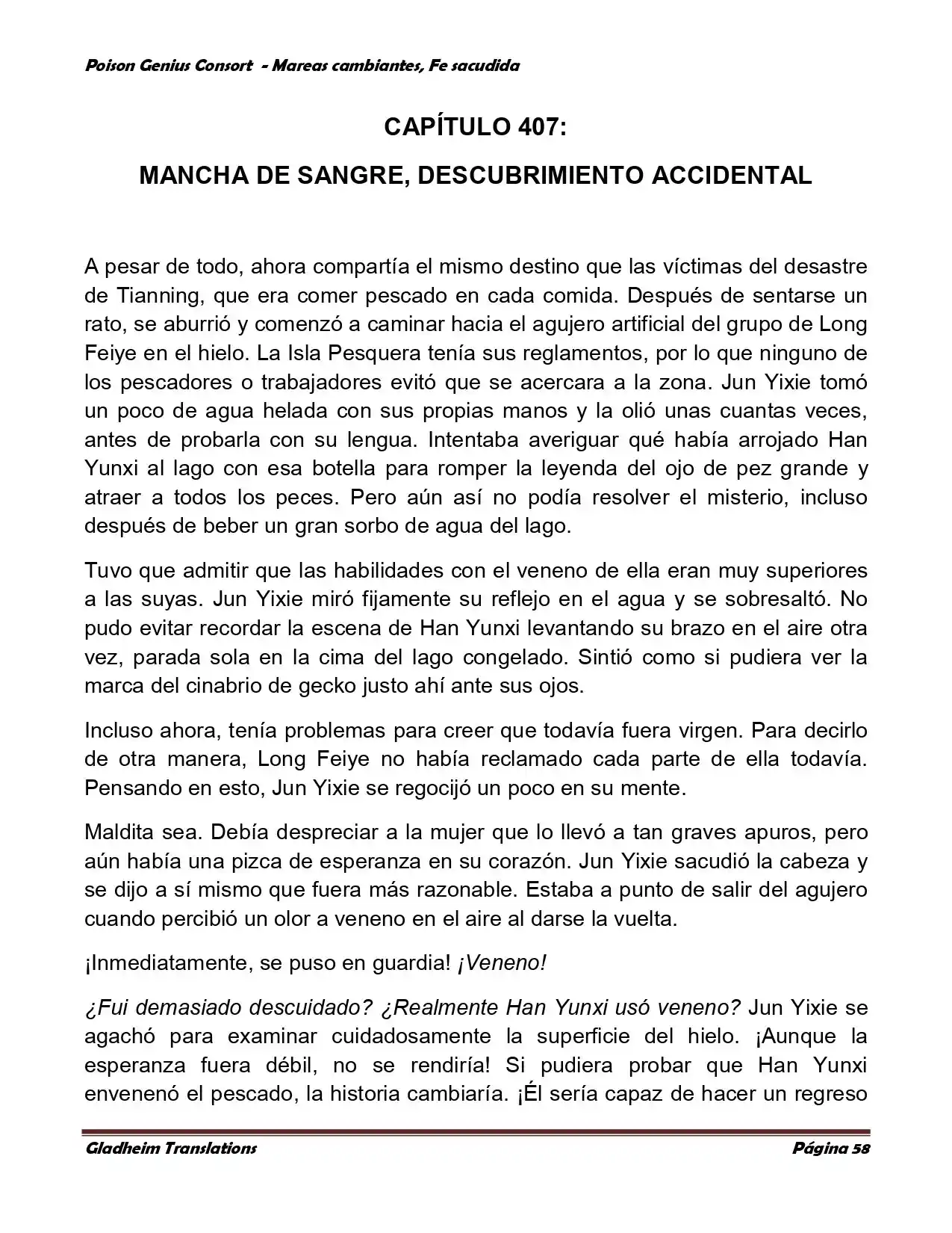 Poison Genious Consort (Novela) - Capítulo 353 - Página 58 - LectorTMOo