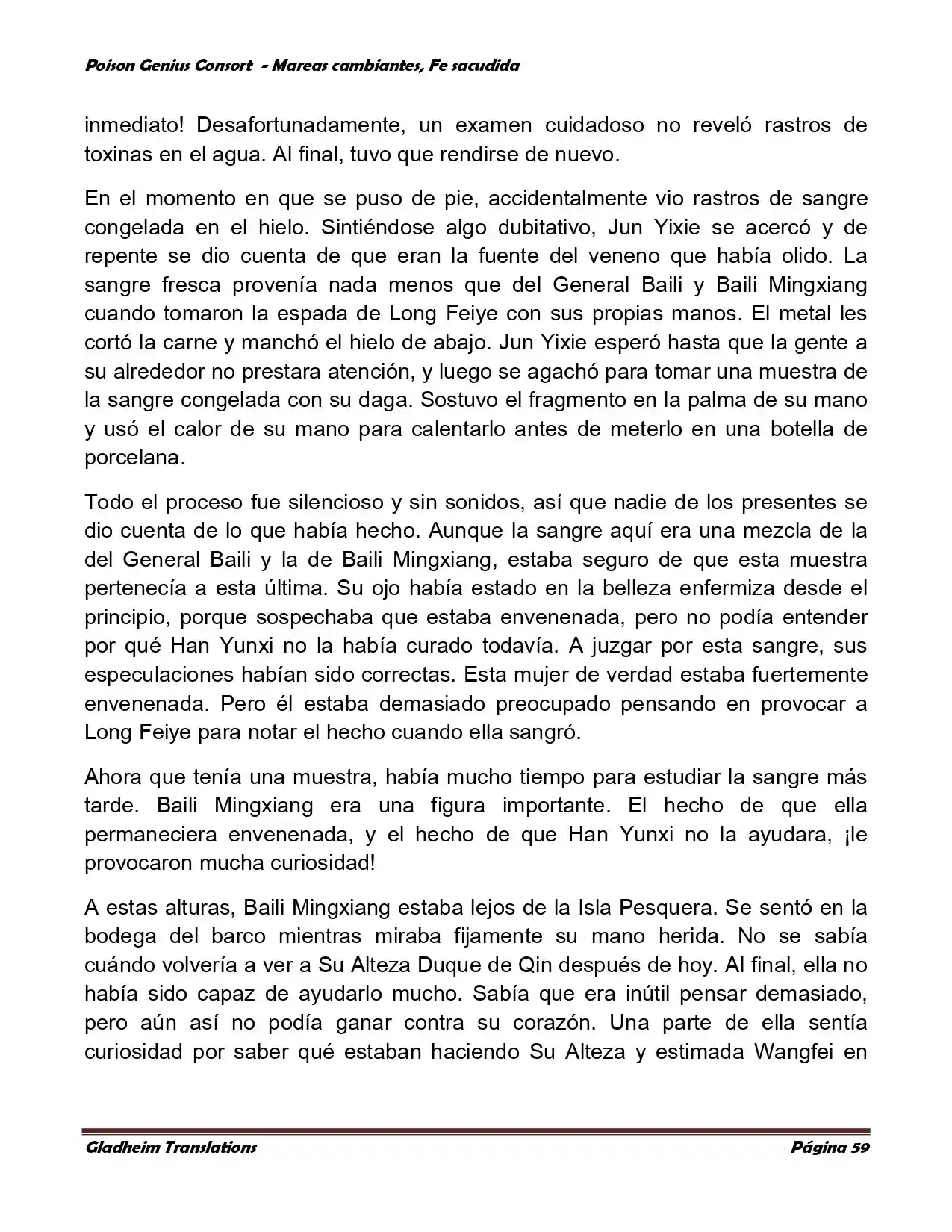 Poison Genious Consort (Novela) - Capítulo 353 - Página 59 - LectorTMOo