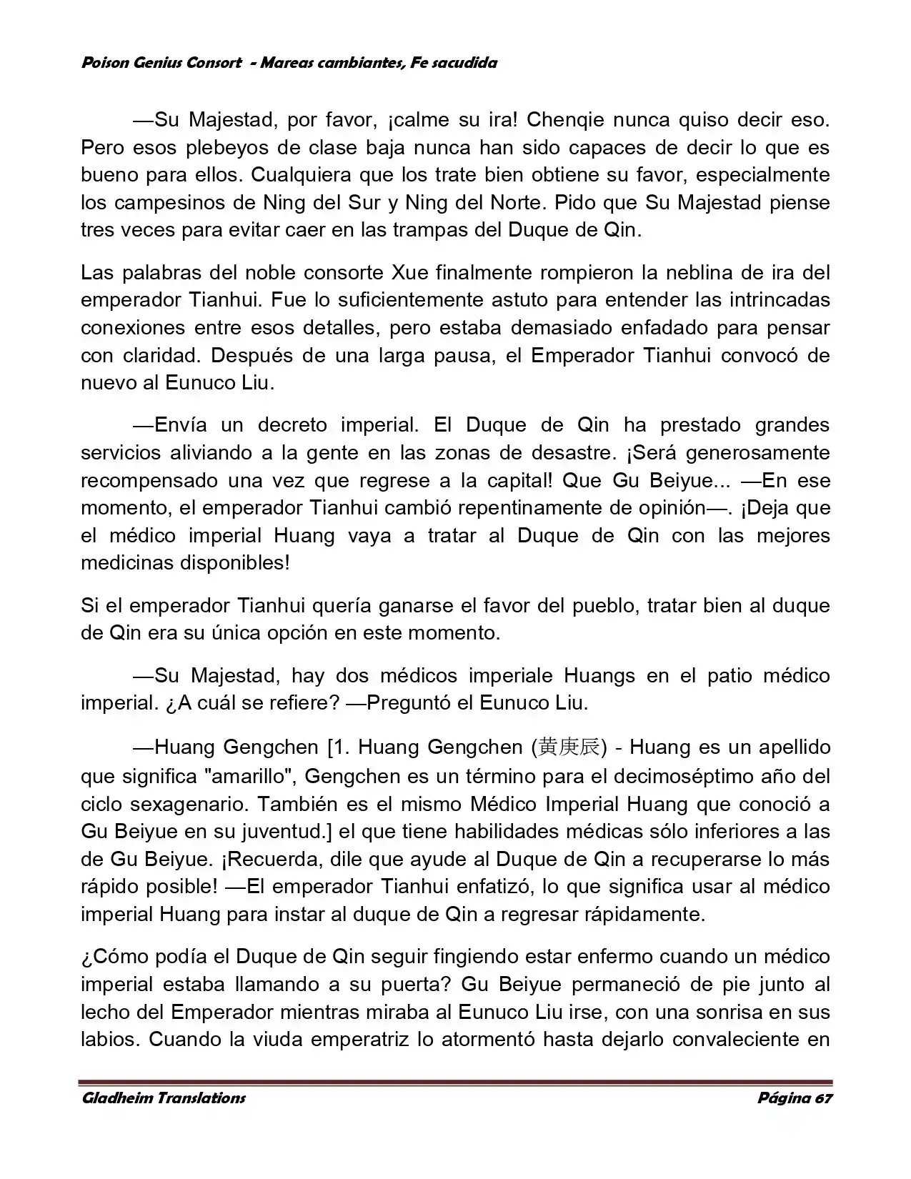 Poison Genious Consort (Novela) - Capítulo 353 - Página 67 - LectorTMOo