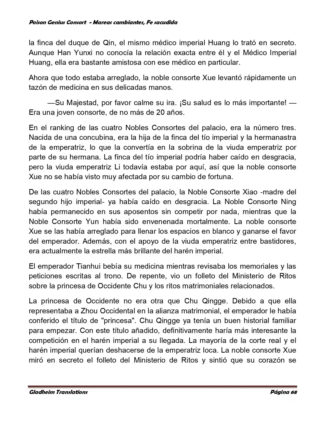 Poison Genious Consort (Novela) - Capítulo 353 - Página 68 - LectorTMOo